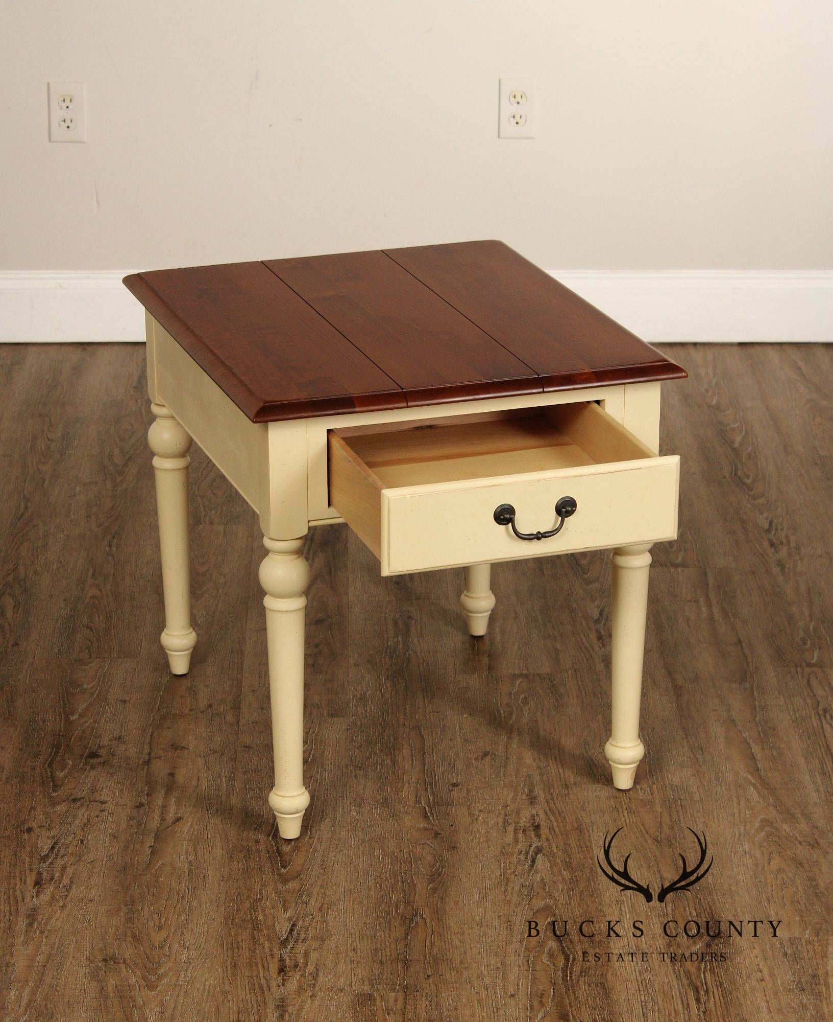 Ethan Allen 'Country Crossings' One-Drawer Side Table