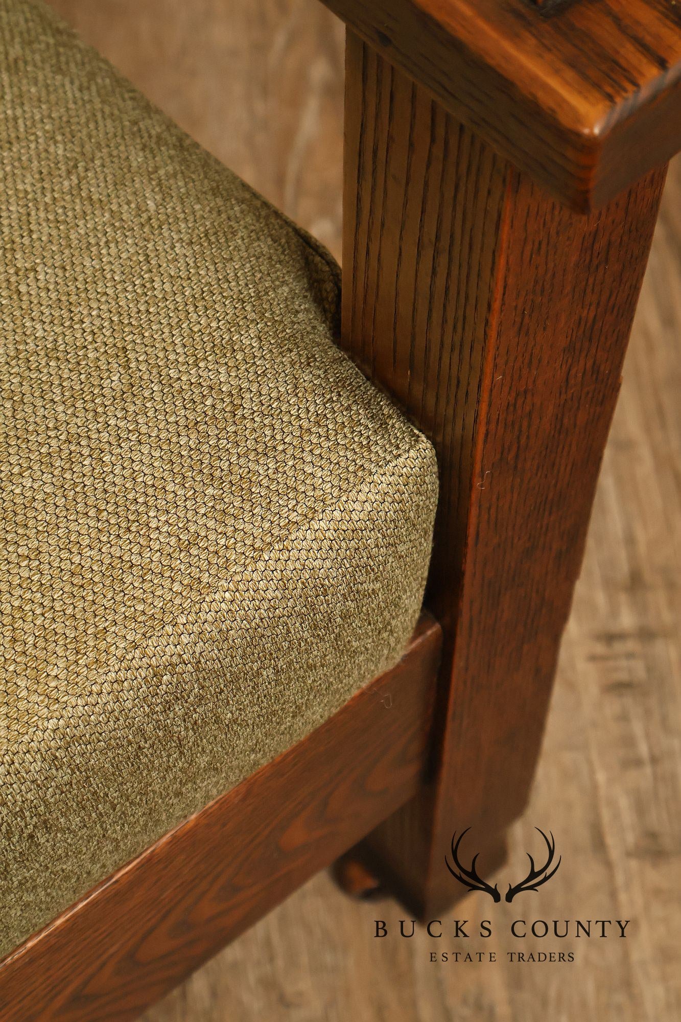 Antique Mission Oak Adjustable Morris Chair