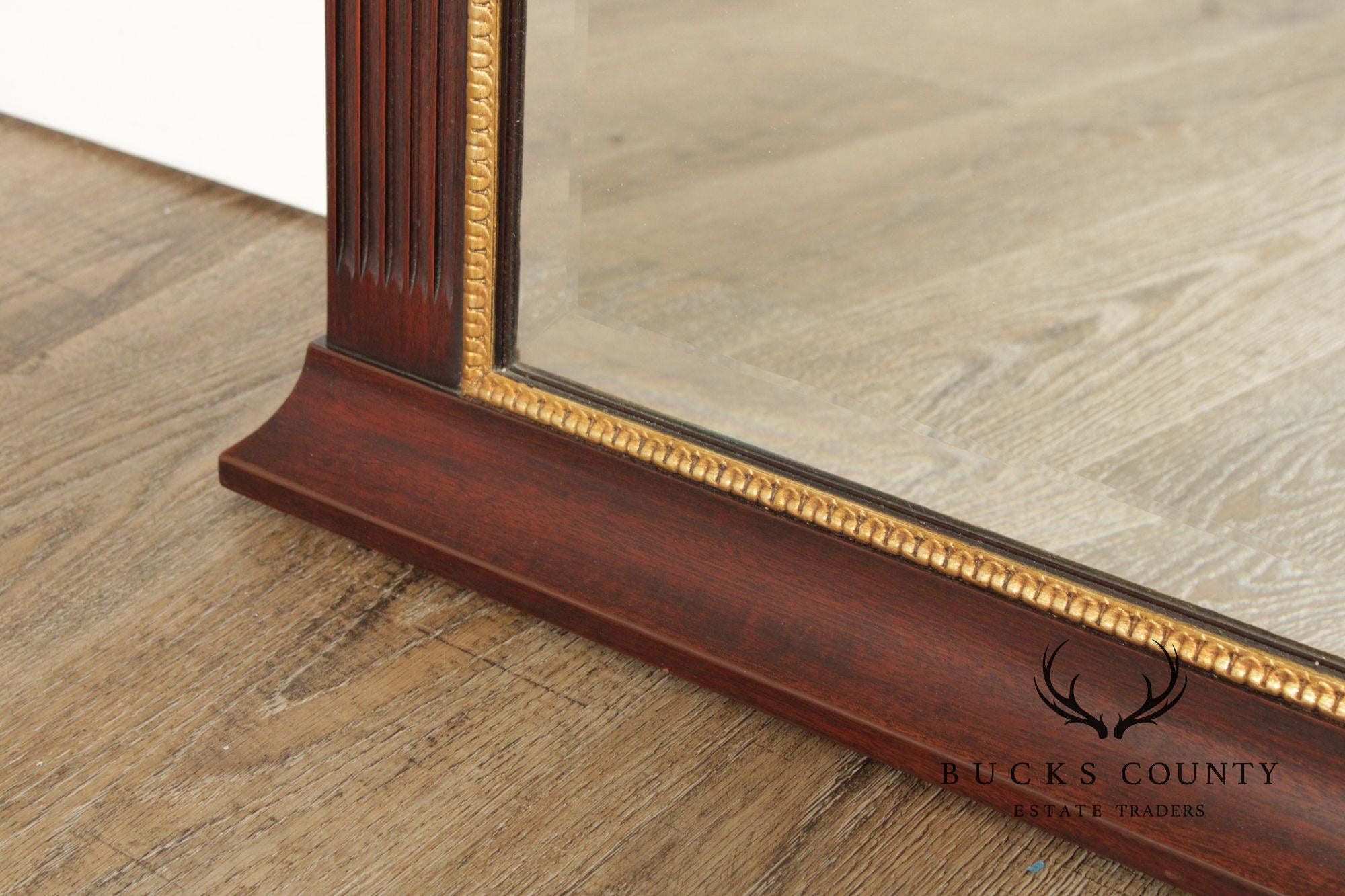 Henkel Harris Georgian Style Mahogany Wall Mirror