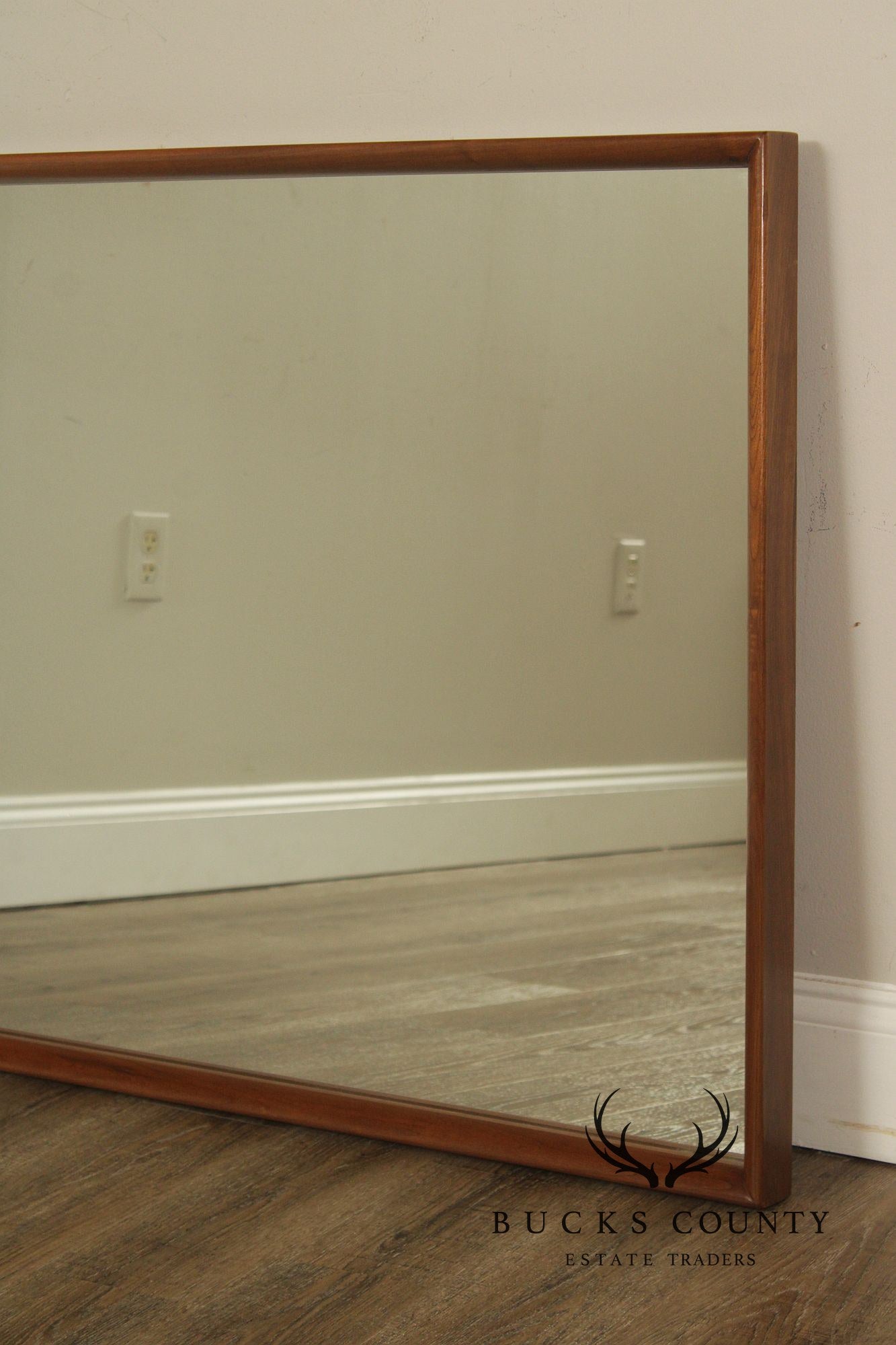 Mid Century Modern Walnut Dresser Mirror