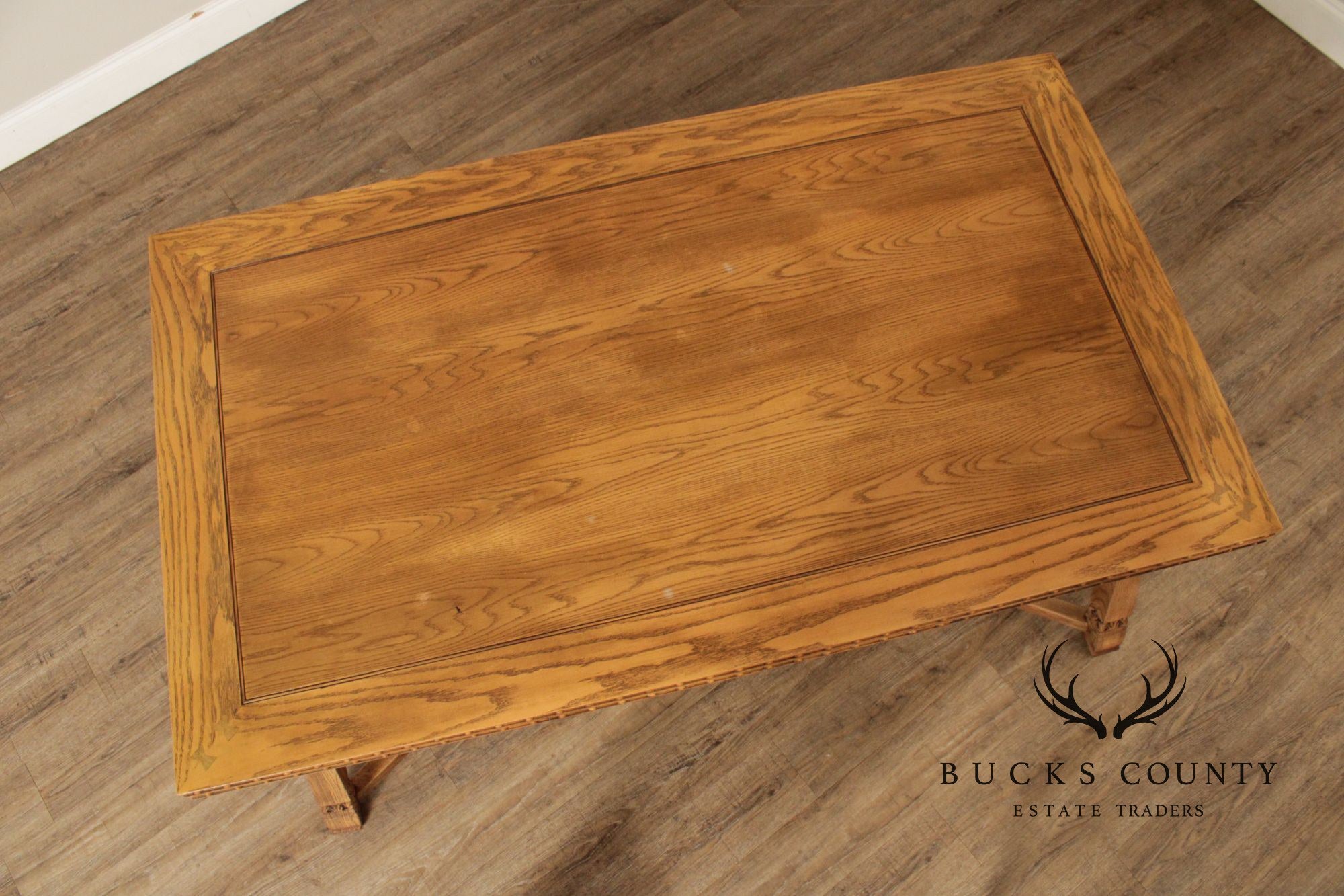 Romweber Viking Oak Draw-Leaf Dining Table