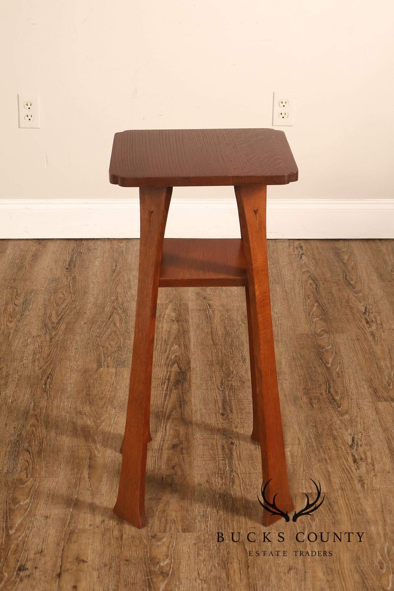 Stickley Mission Collection Tom Jones Oak Drink Stand