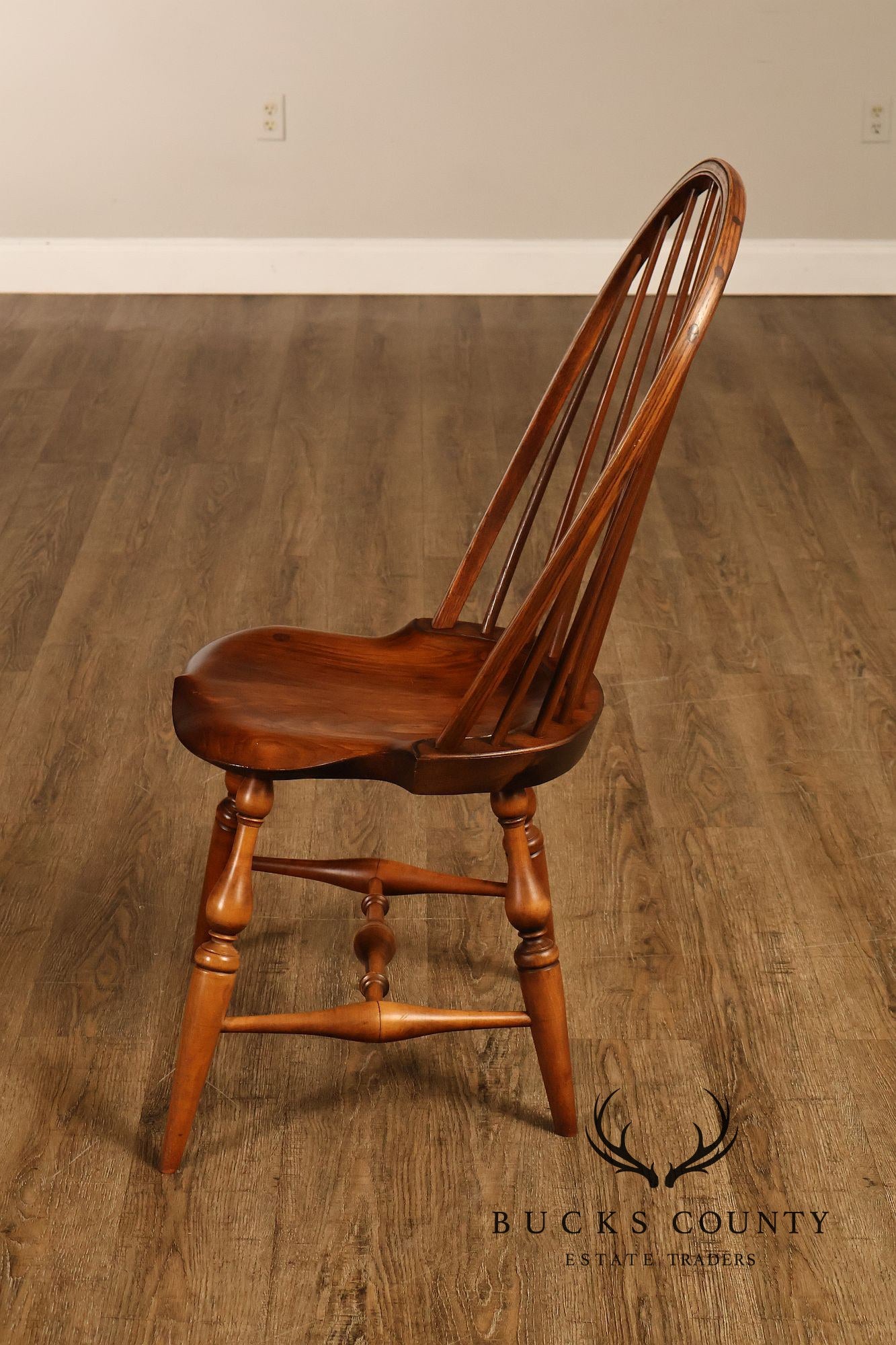 Warren Chairs Works Set of Ten Windsor Dining Chairs