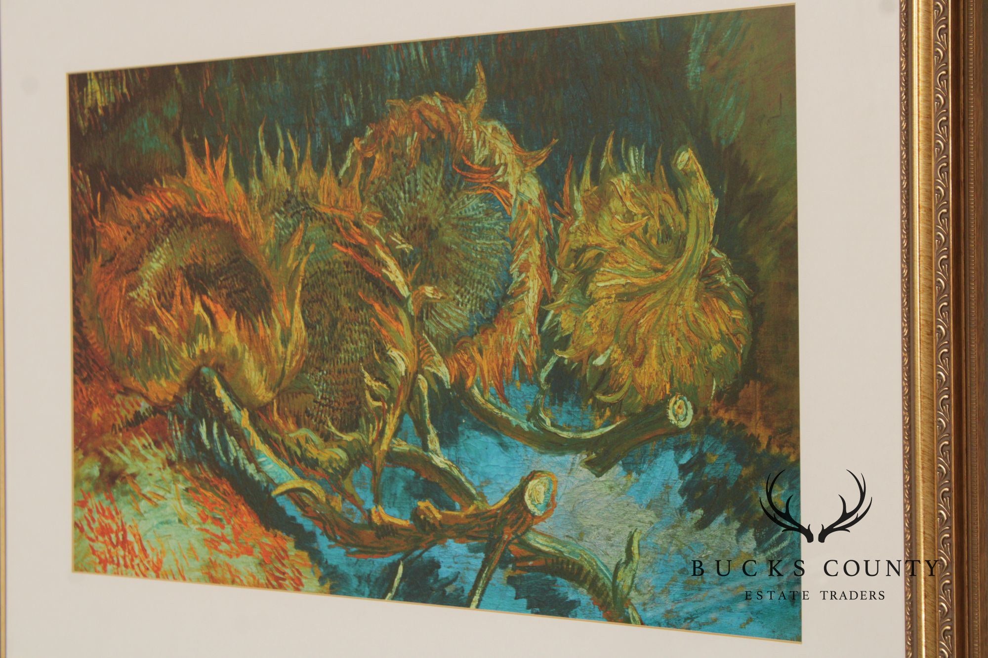 Vincent Van Gogh Reproduction Print, 'Four Cut Sunflowers'
