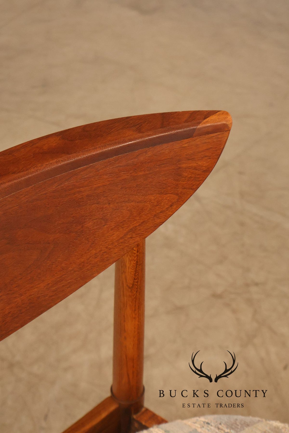 Lane Perception Mid Century Modern Walnut Side Chair