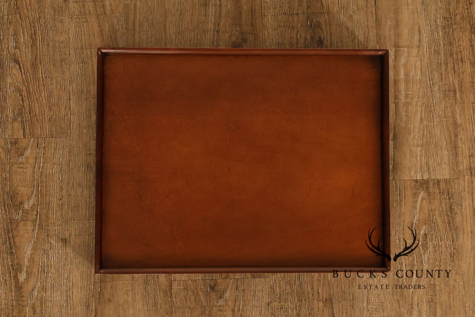 Chippendale Style Cherry Butler Tray Side Table