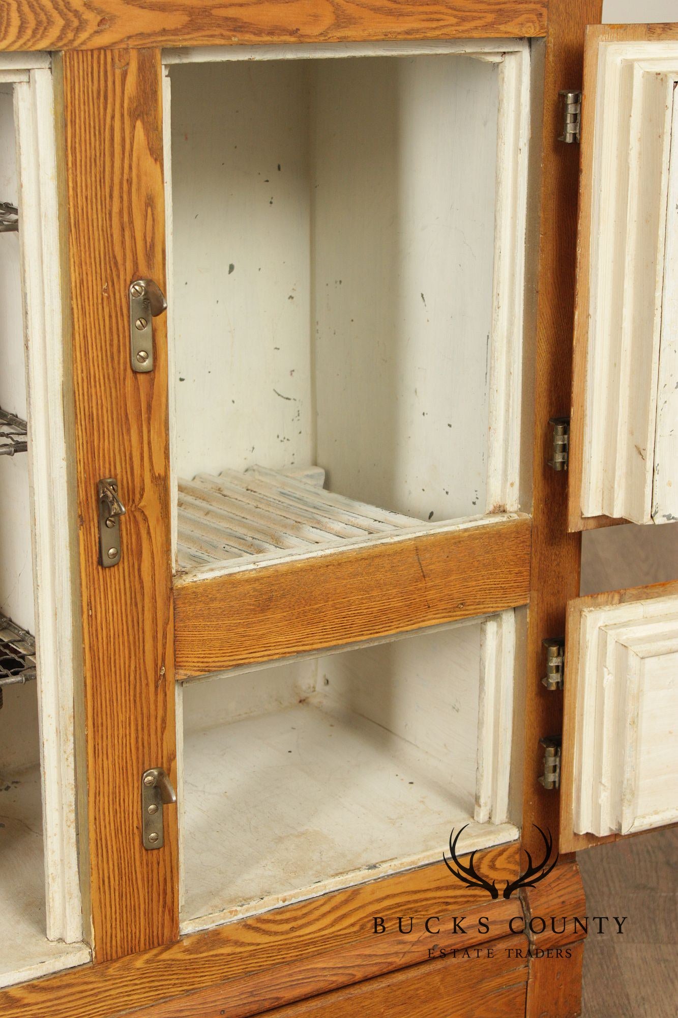 M. Poet & Sons Antique Oak Ice Box