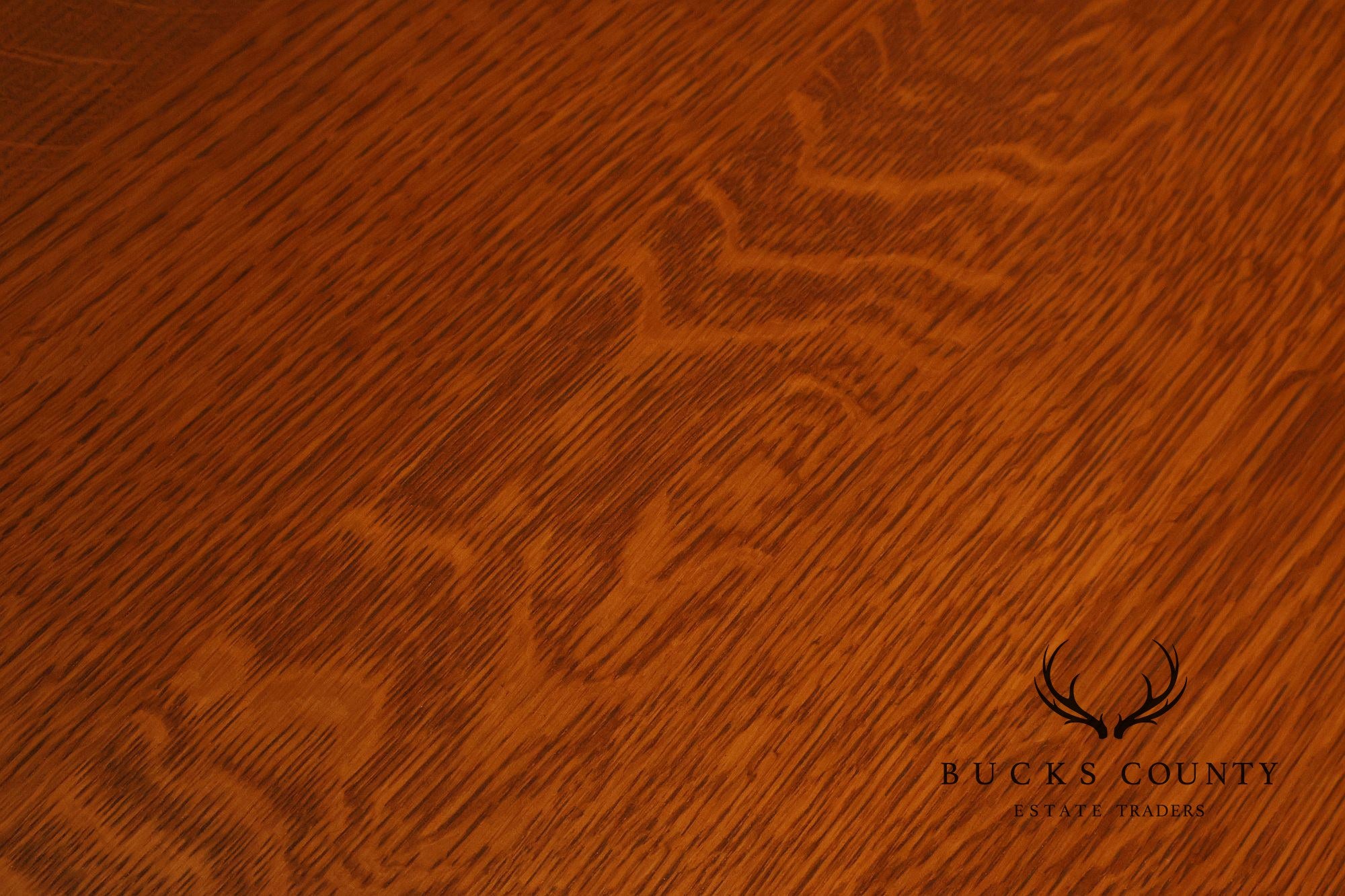 Stickley Mission Collection Harvey Ellis Inlaid Oak Tea Table