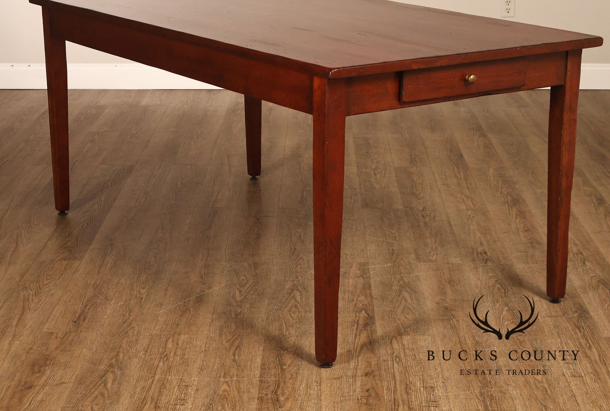 Wright Shaker Style Cherry Dining Table Farmhouse Table