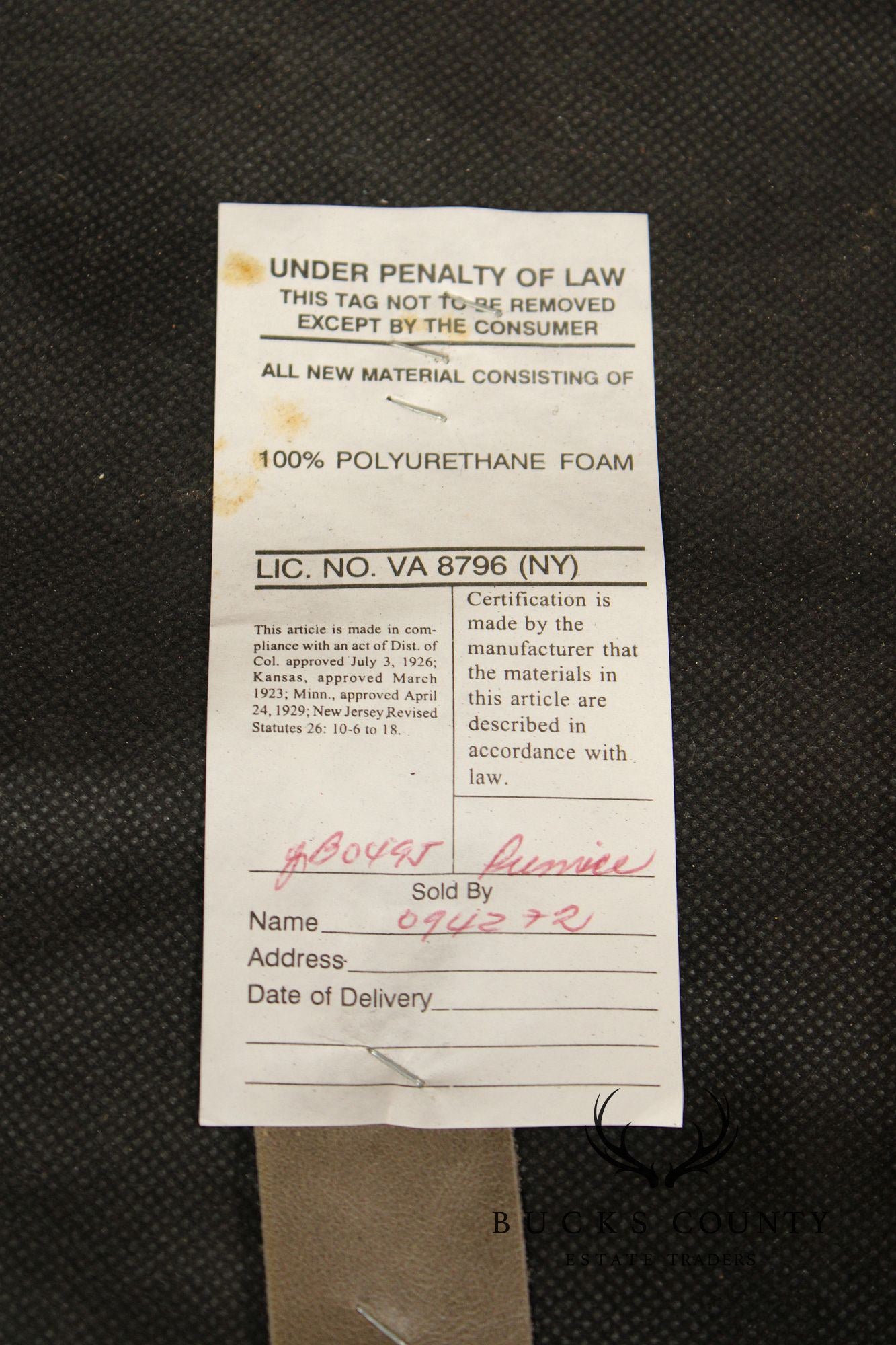 Stickley Mission Collection Cherry and Leather Footstool