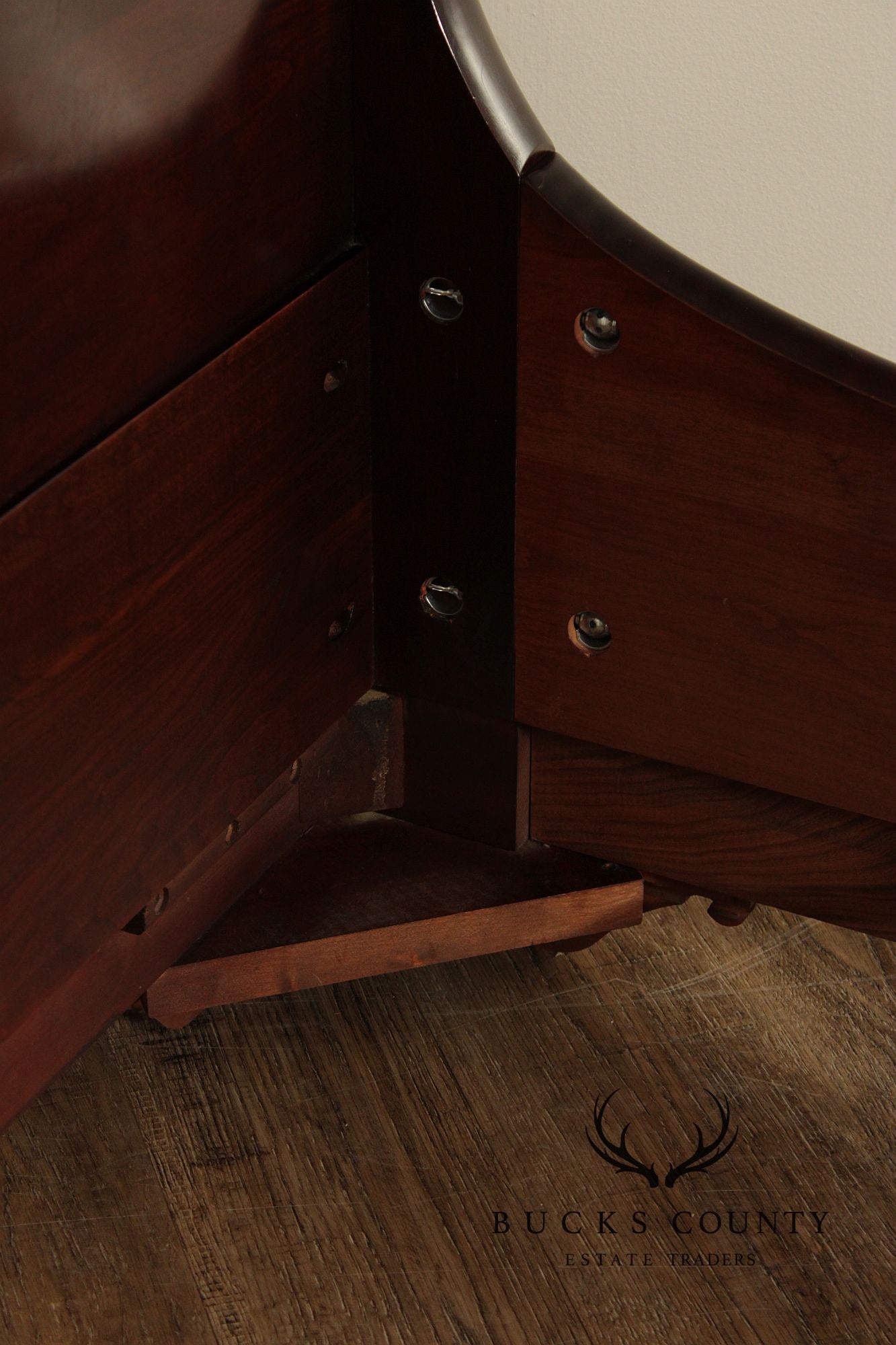 Stickley Marseilles Cherry Louis Philippe Style Queen Sleigh Bed