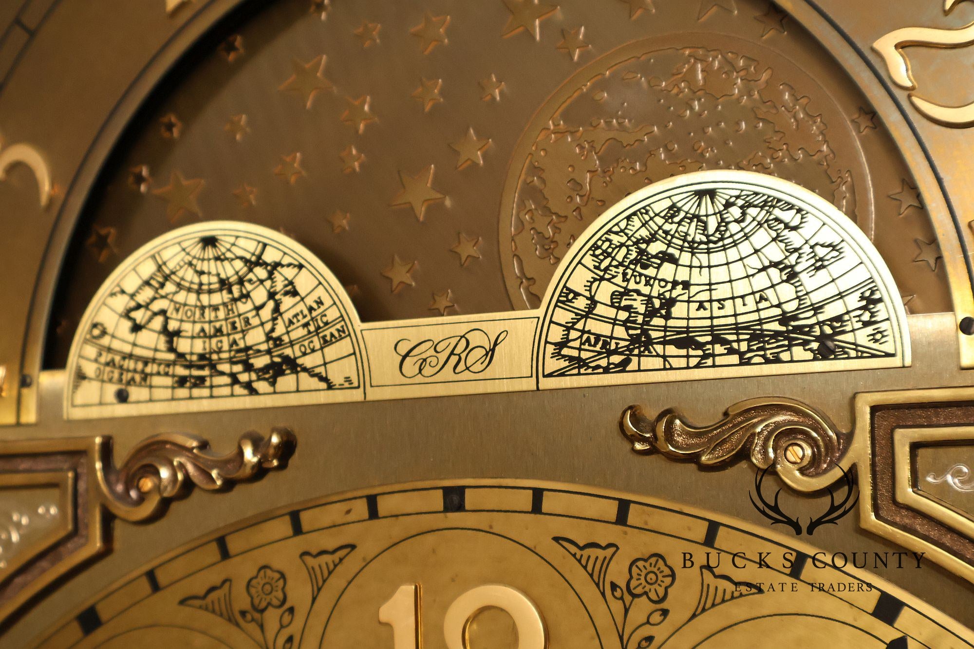 Sligh Mahogany Inlaid Grandfather Clock