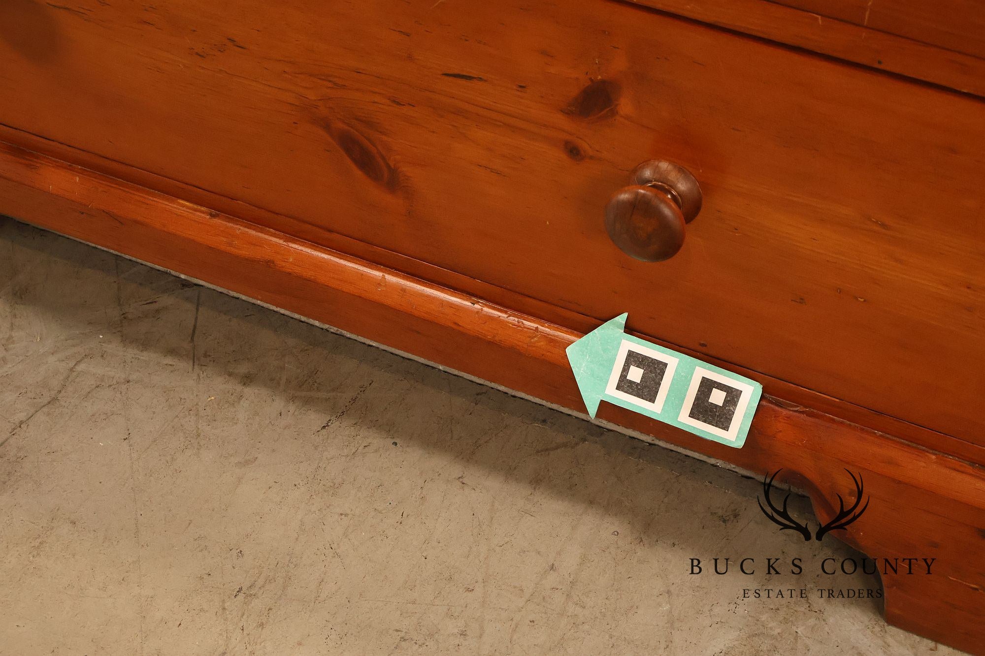 Antique Cottage Pine Chest Of Drawers