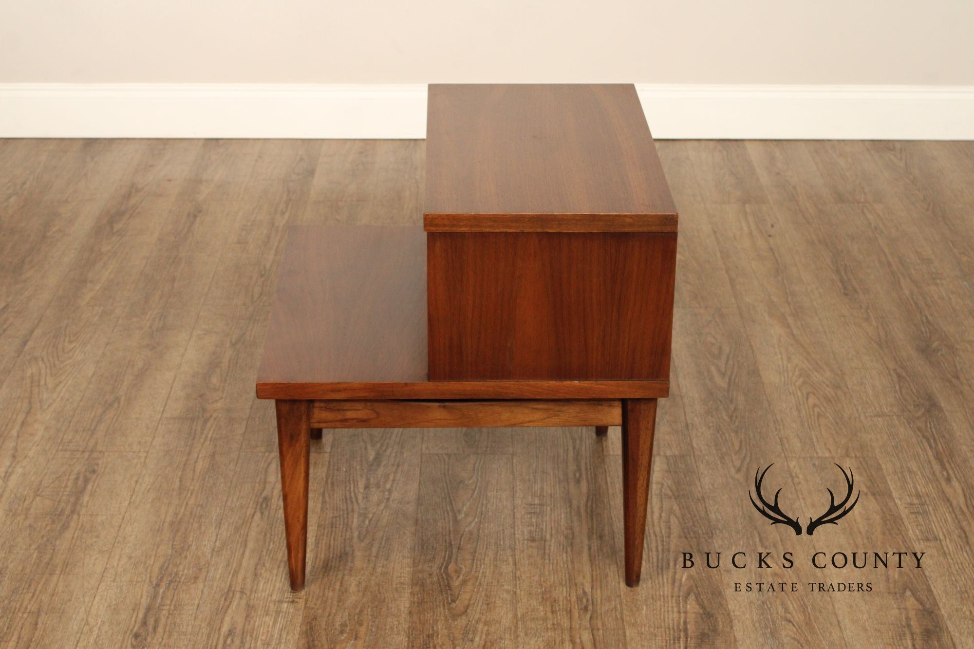 Kent Coffey 'The Tableau' Mid Century Modern Walnut Nightstand