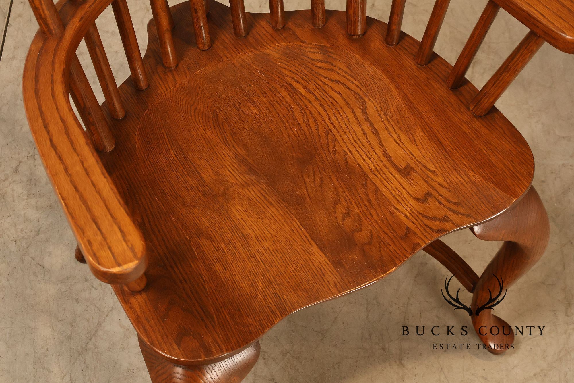 Richardson Brothers Pair Of Welsh Style Oak Armchairs