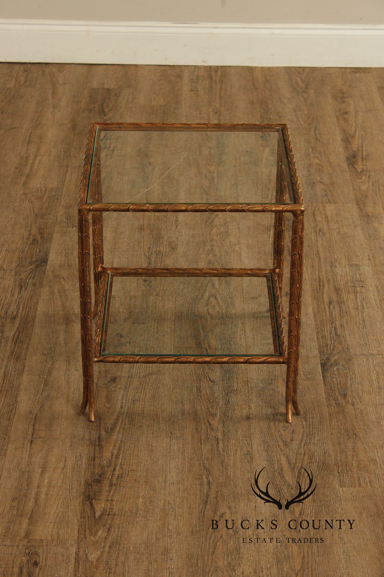 Sherrill Occasional Italian Regency Style Pair 'Bunching' Cocktail Tables