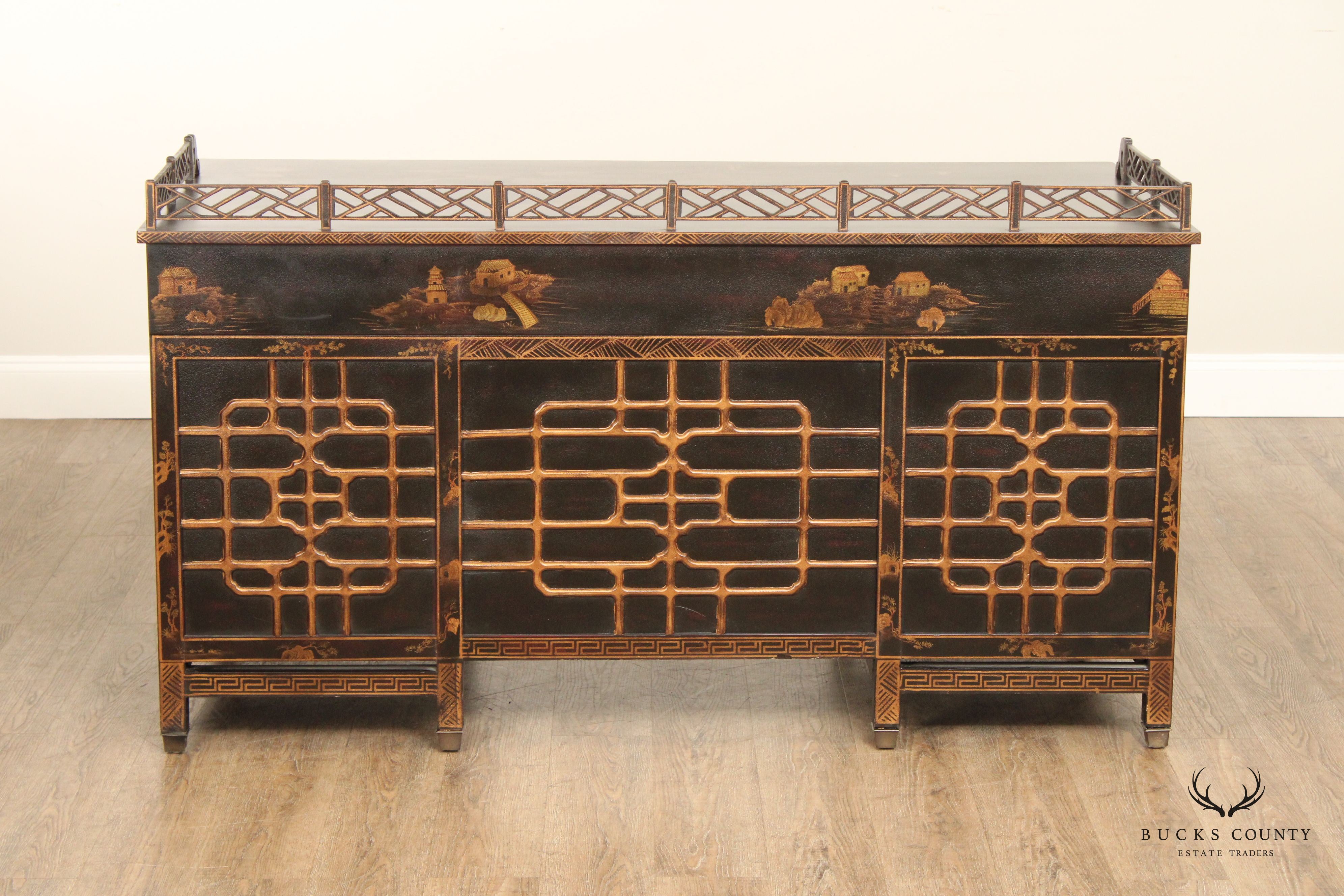 Drexel Heritage 'Mandalay' Asian Style Chinoiserie Desk