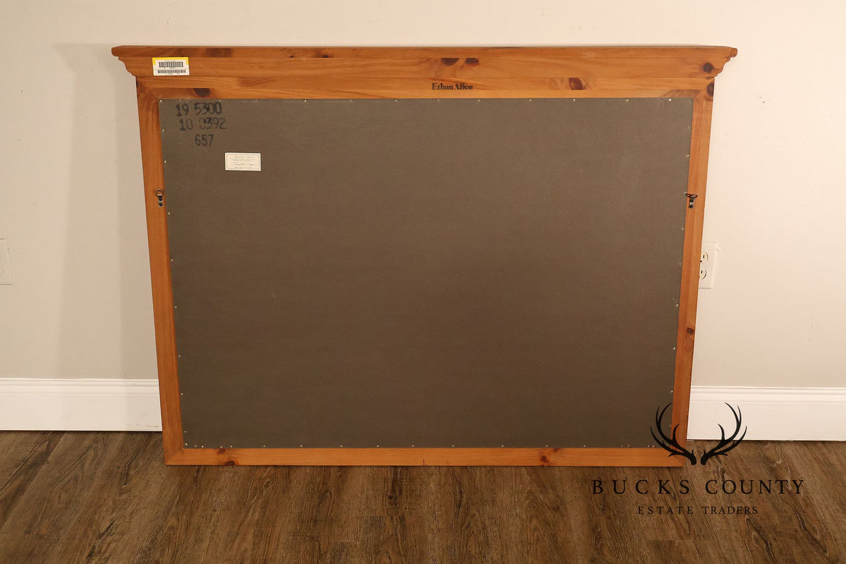 Ethan Allen Pine Dresser Mirror