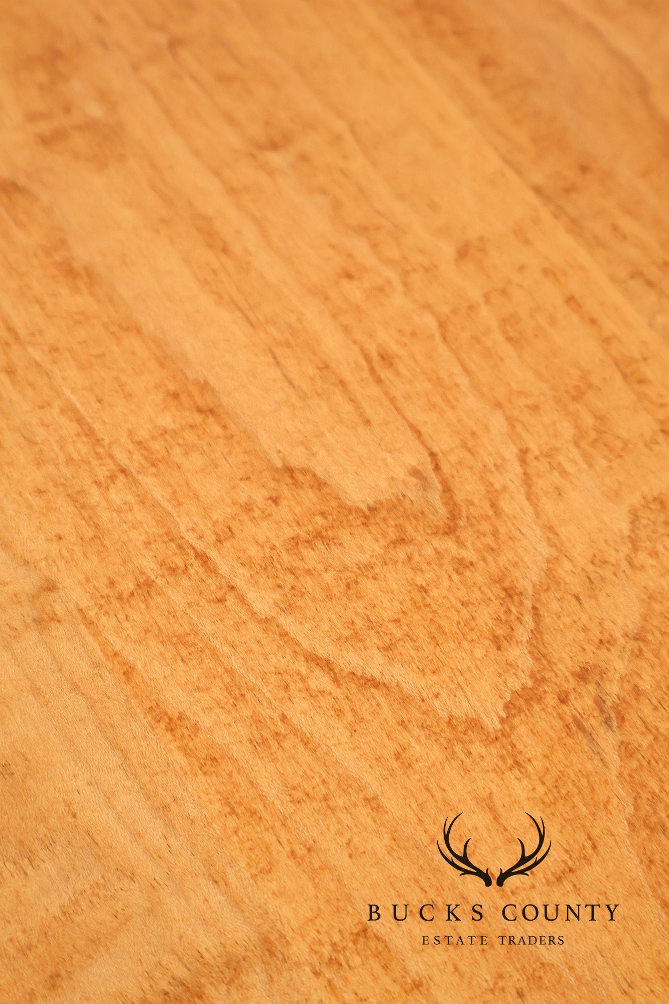 River Bend Ltd. Tiger Maple Triangular Side Table