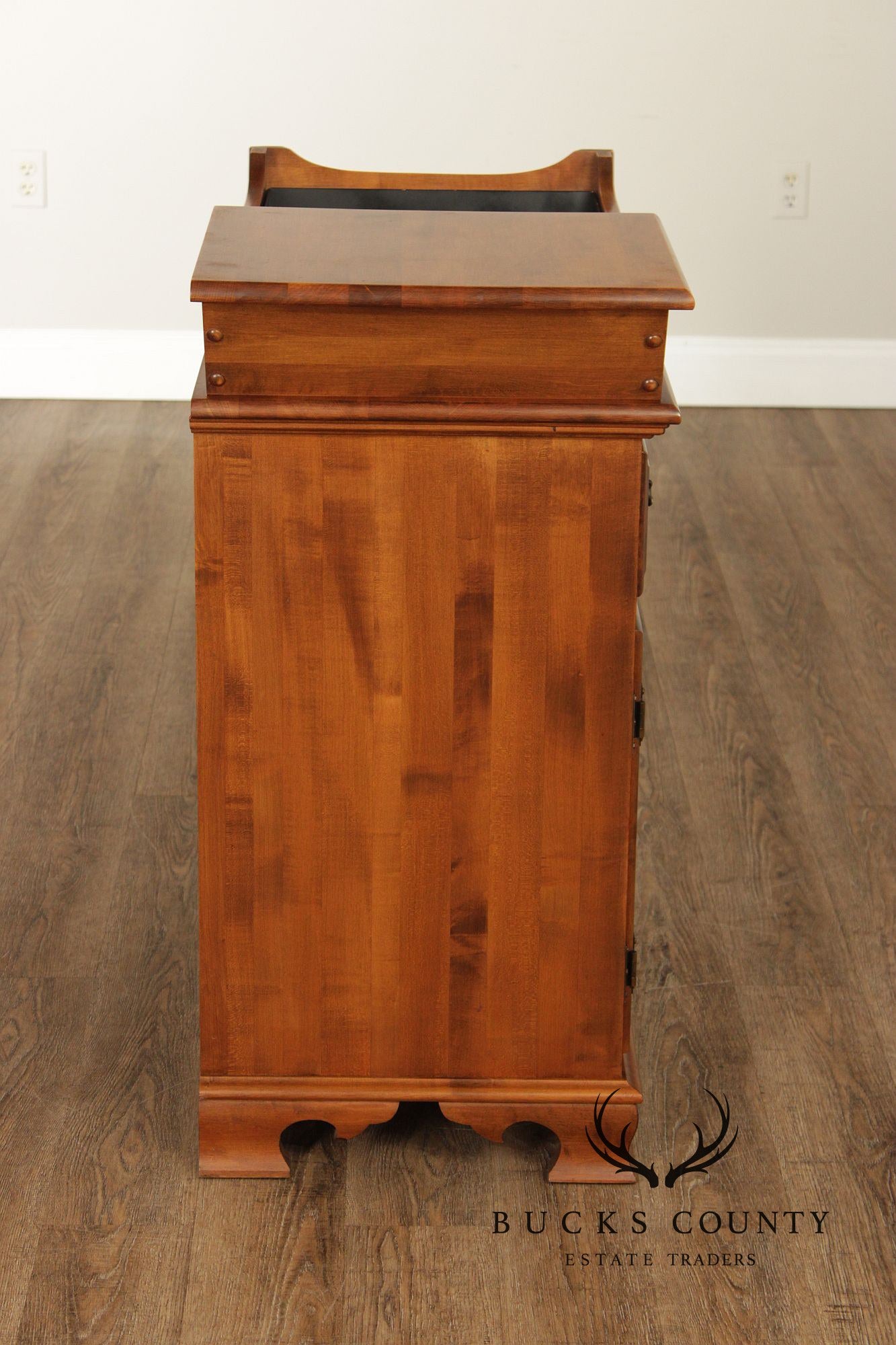 Colonial Revival Vintage Solid Maple Dry Sink