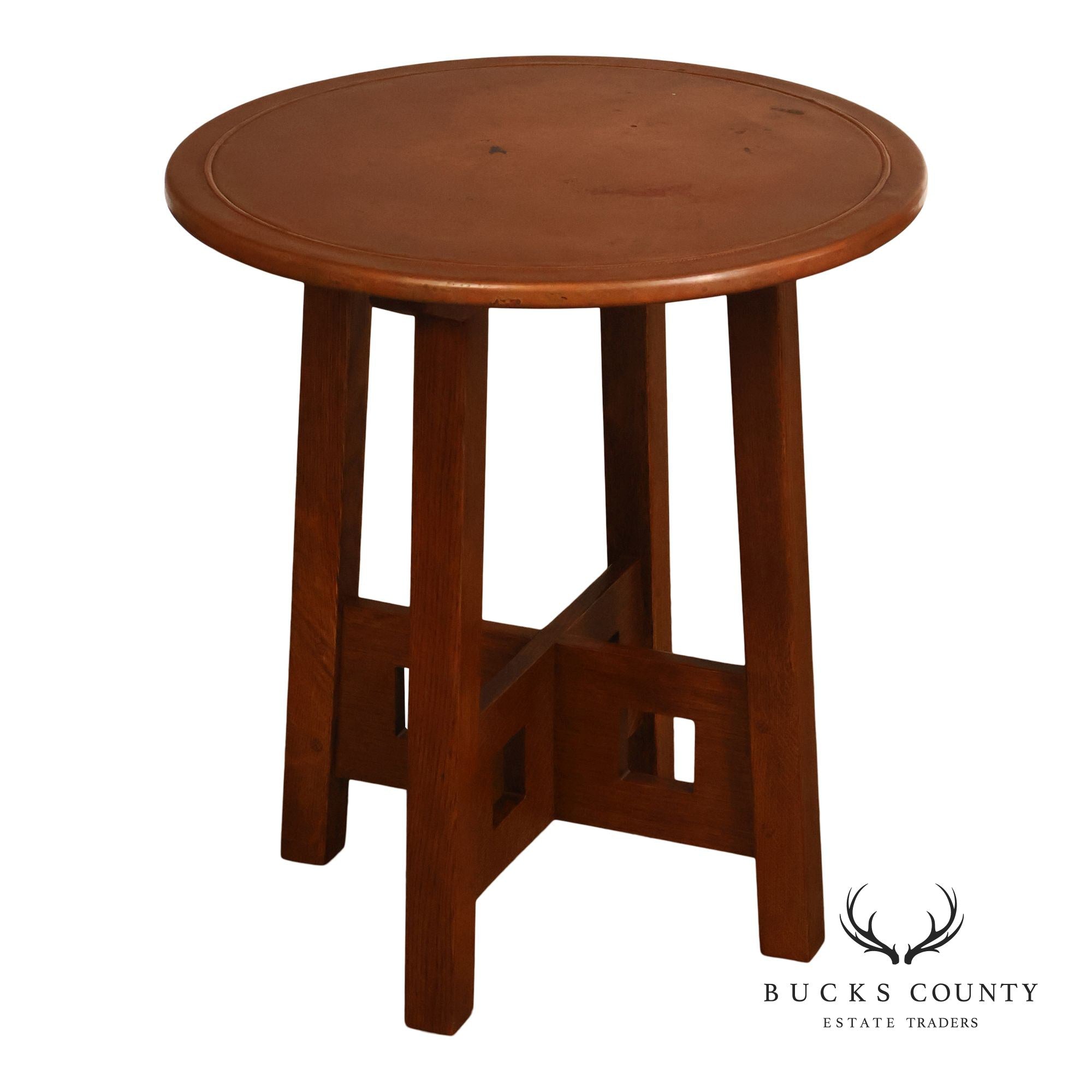 Stickley Limbert Commemorative Copper Top Mission Table