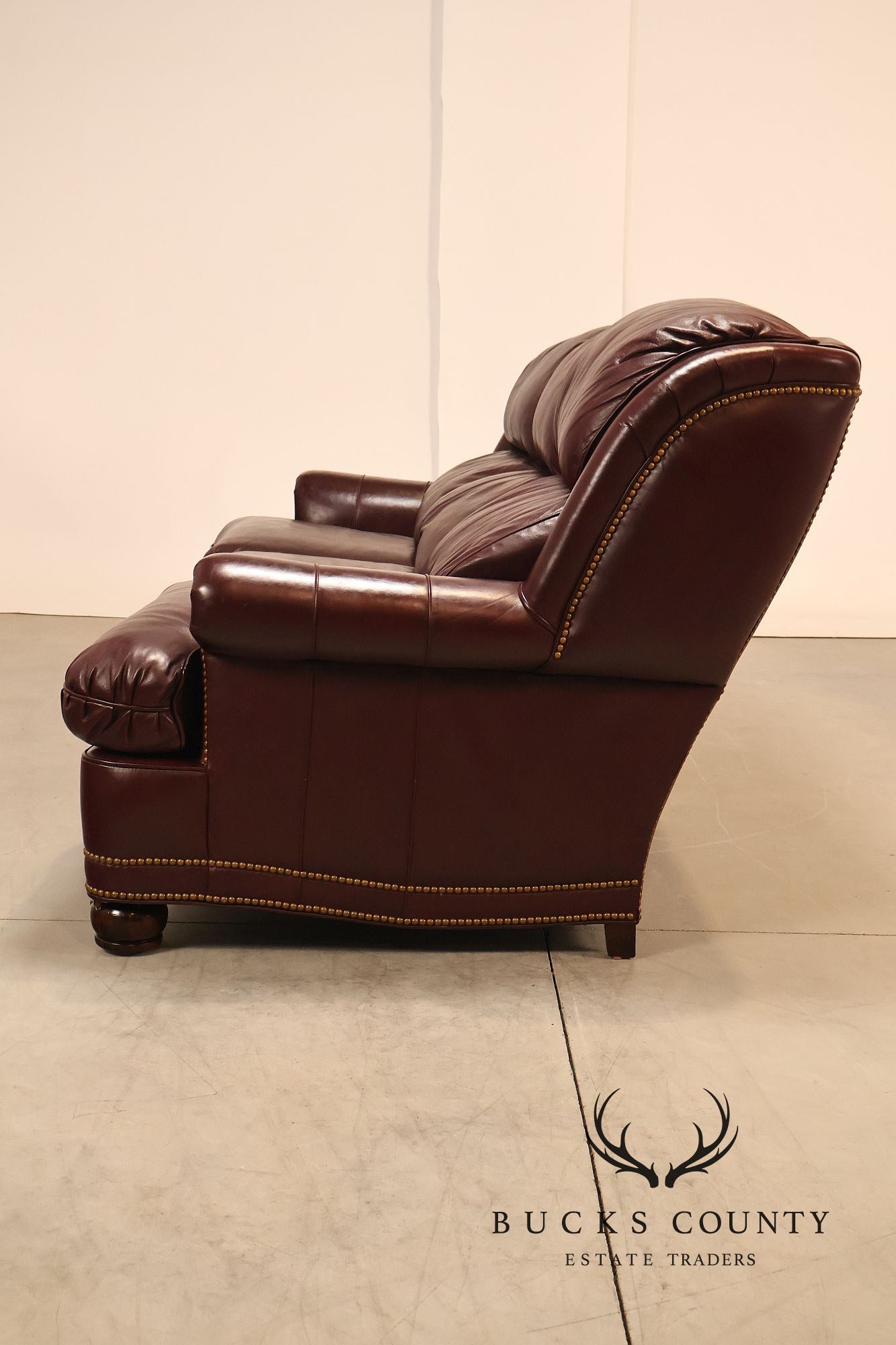 Hancock & Moore Austin High Back Leather Sofa