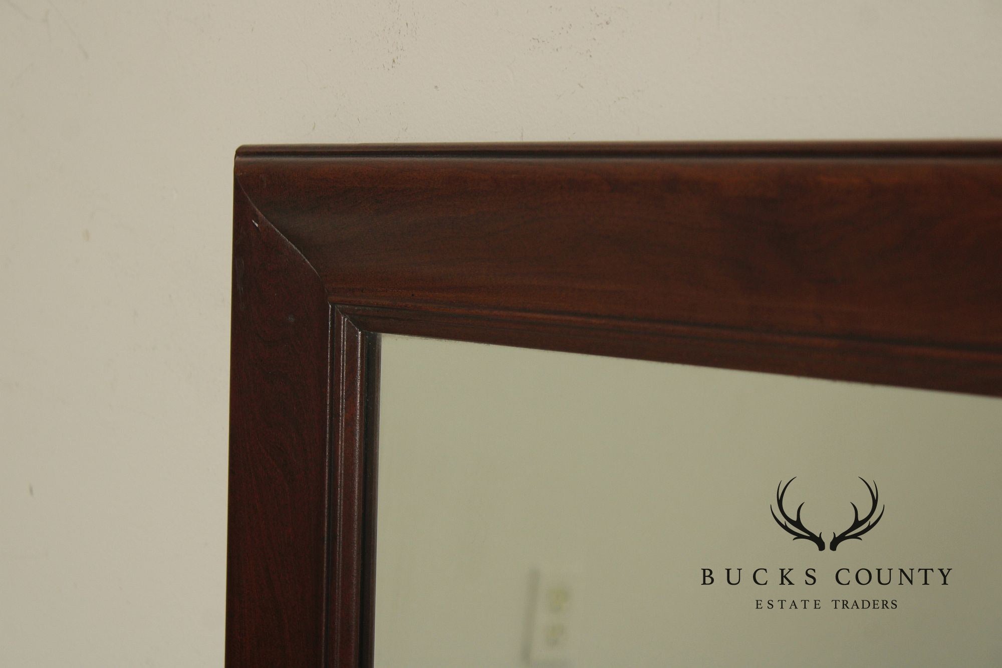 Vintage Cherry Ogee Frame Wall Mirror