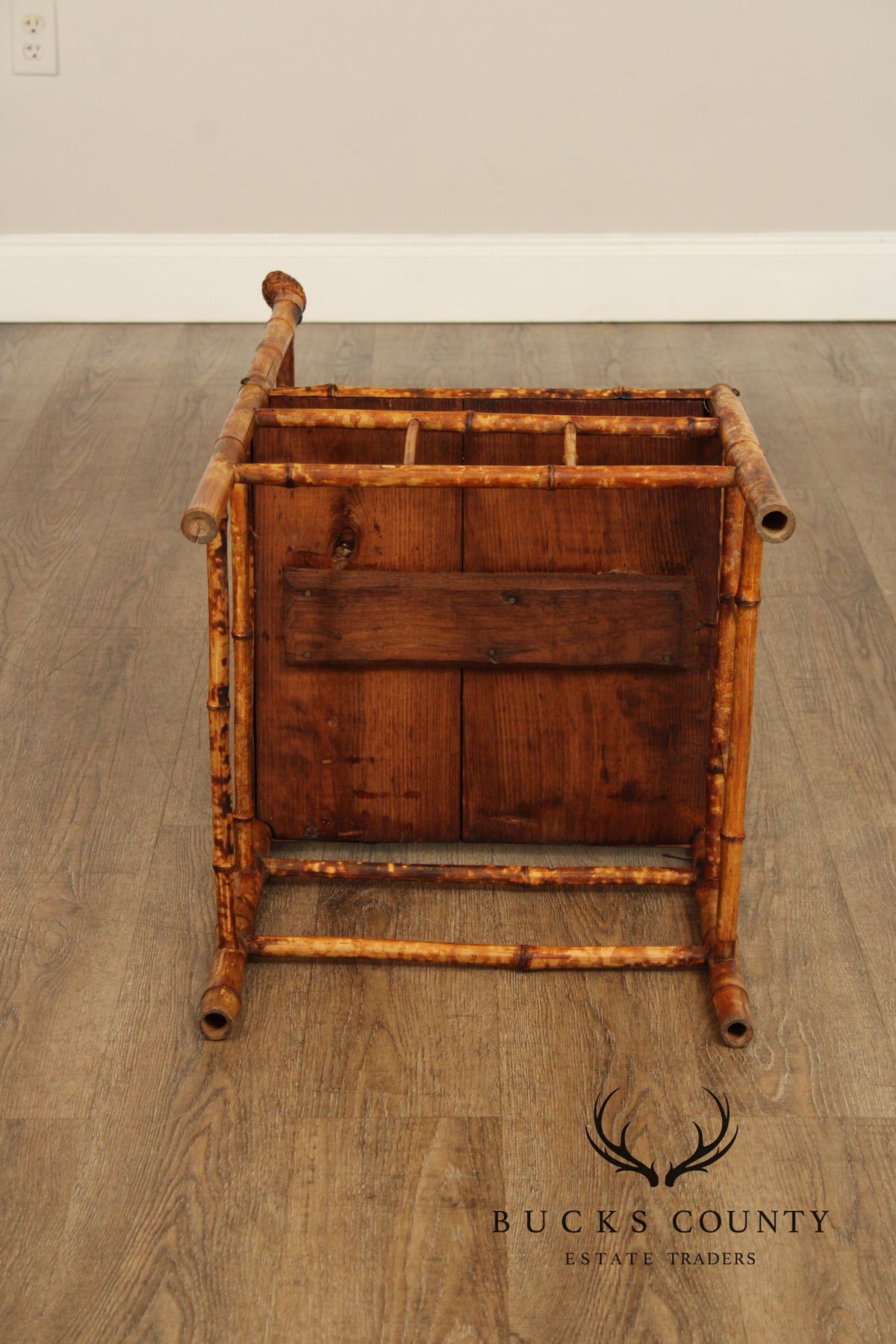 Antique Victorian Bamboo Corner Chair