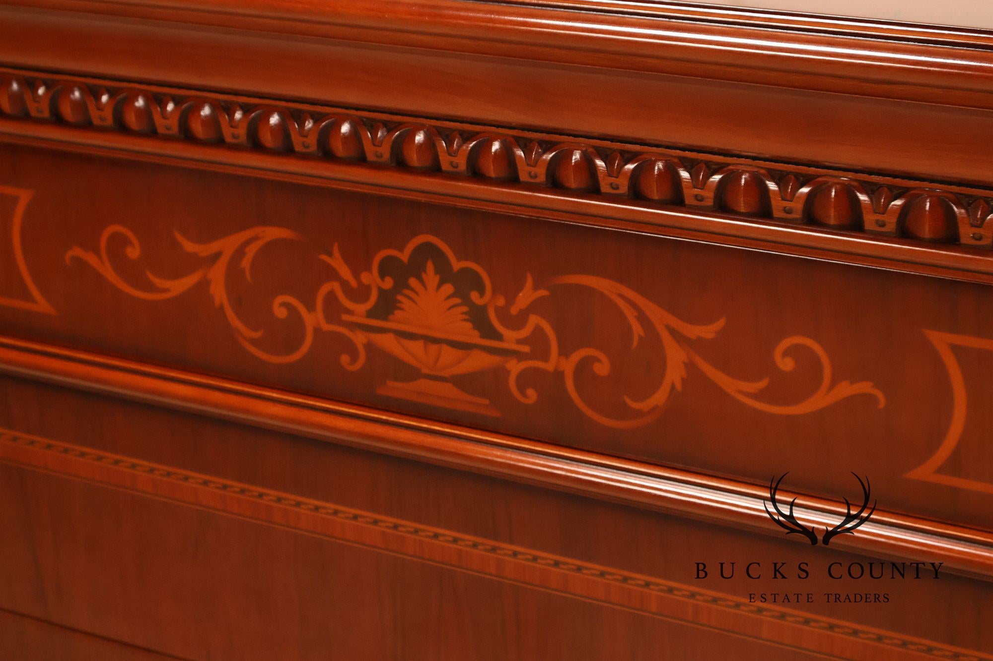 Edwardian Style Inlaid Mahogany Chest of Drawers