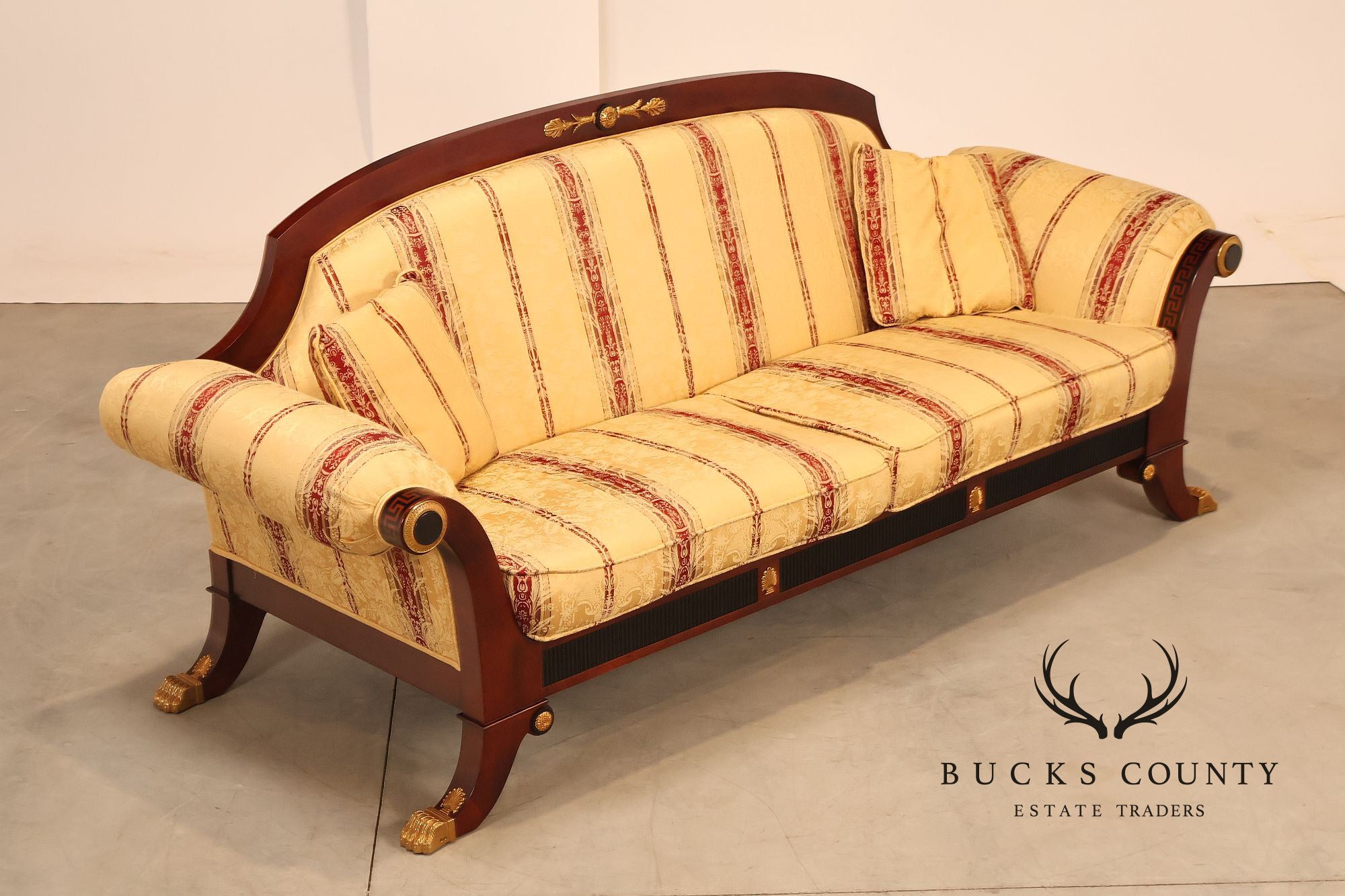 Empire Style Mahogany Sofa