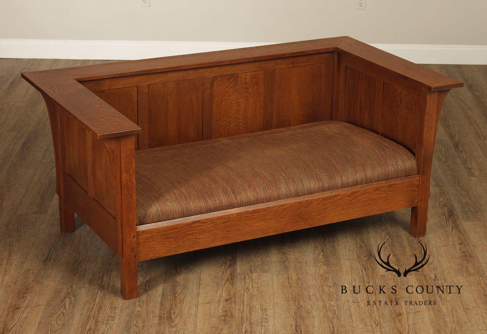 Stickley Mission Collection Oak Prairie Loveseat