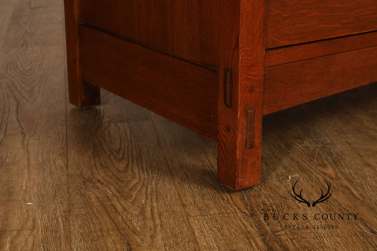 Stickley Mission Collection Oak Seven-Drawer Dresser
