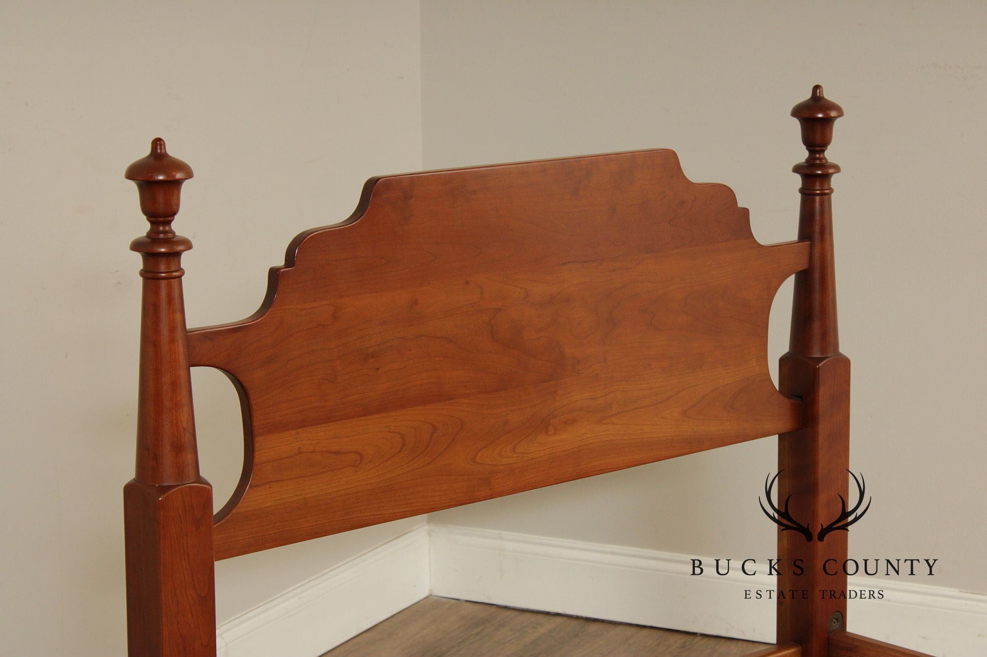 Stickley Cherry Valley Pair of Twin Poster Beds