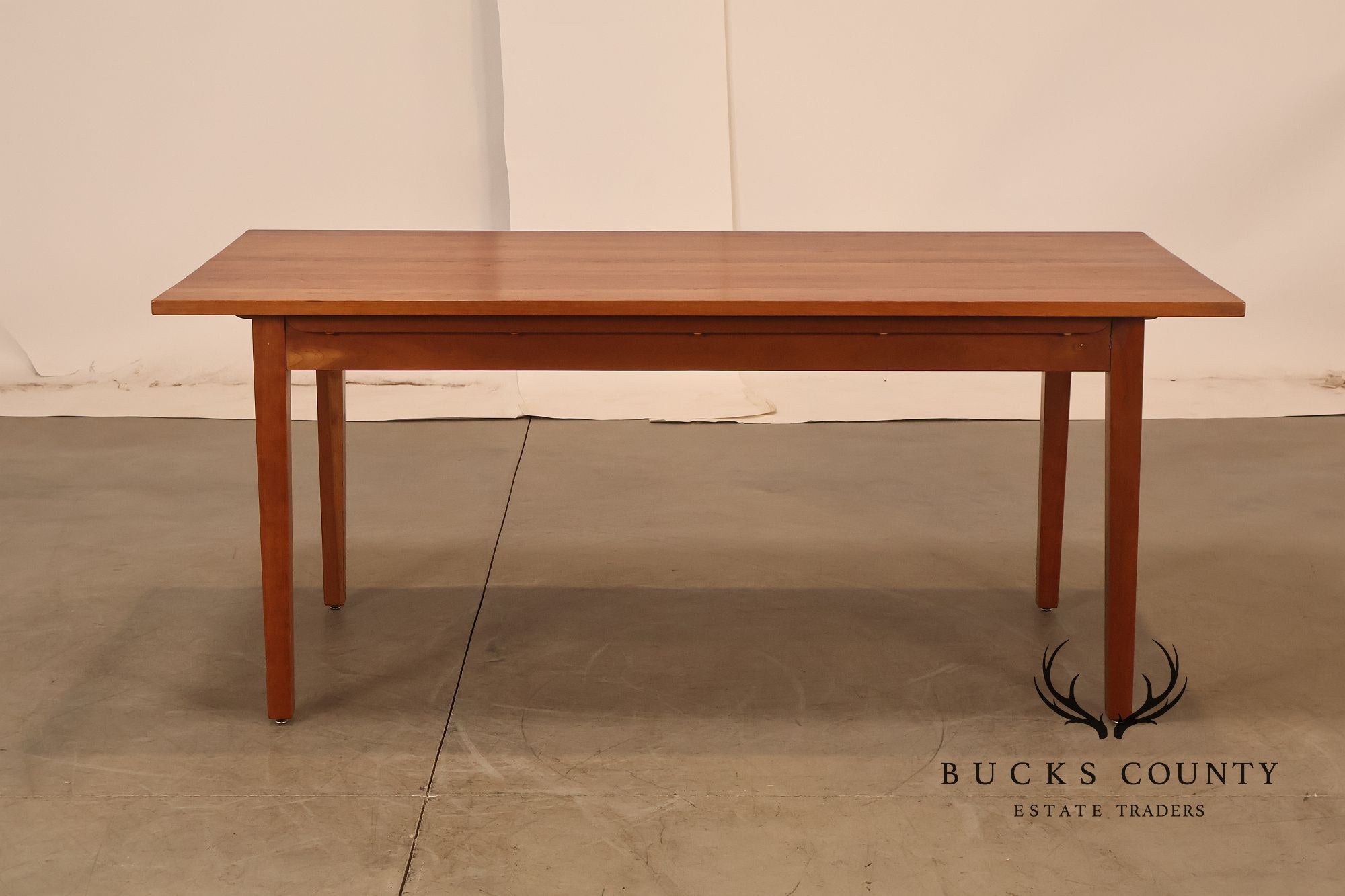 Frederick Duckloe Solid Cherry Expandable Dining Table