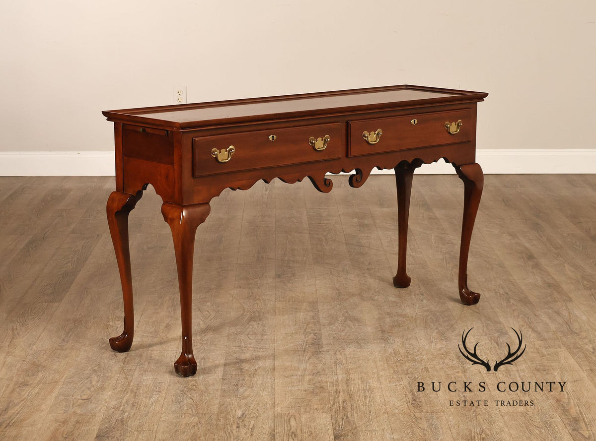 Statton Chippendale Style Cherry Console Table