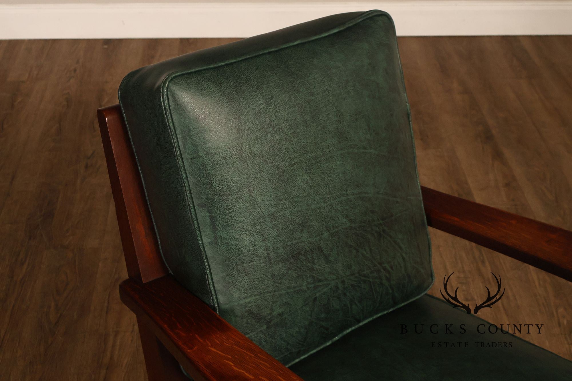Limbert Arts & Crafts Antique Mission Oak Lounge Chair And Rocking Chair