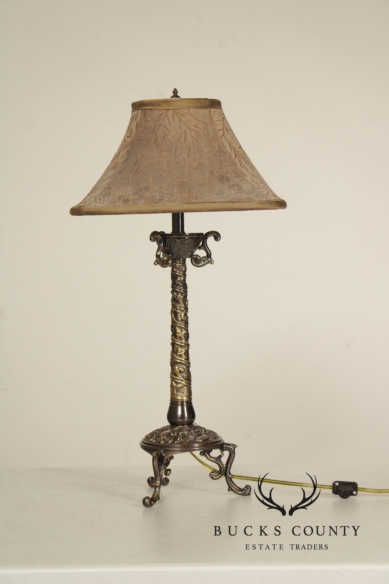 Frederick Cooper Rococo Style Brass Table Lamp