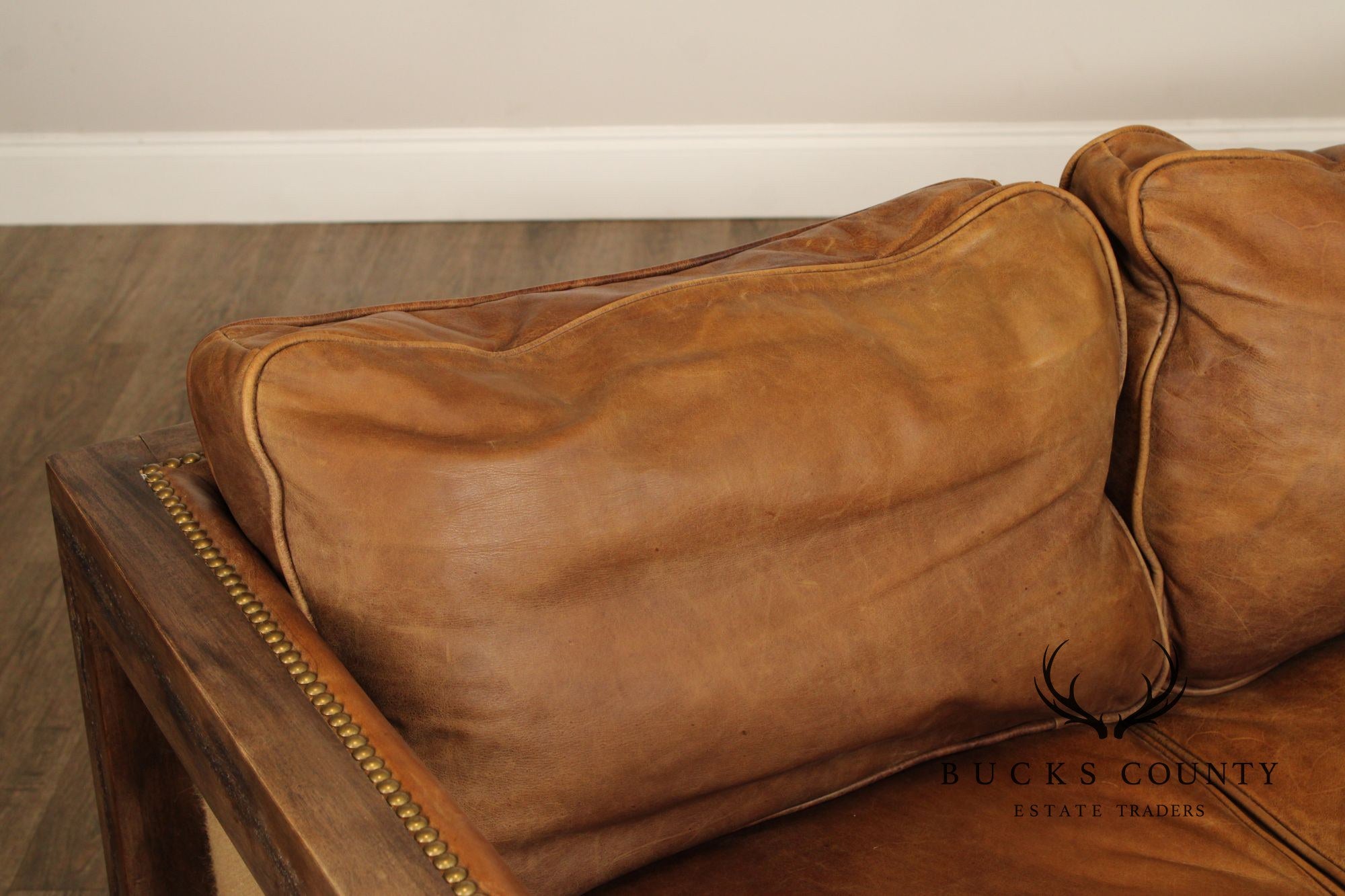 Moe's Collection 'Darlington' Rustic Leather Sofa