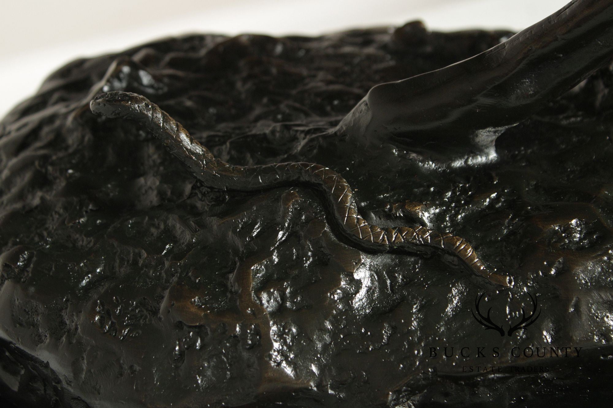 Frederic Remington Bronze Statue, 'Rattlesnake'