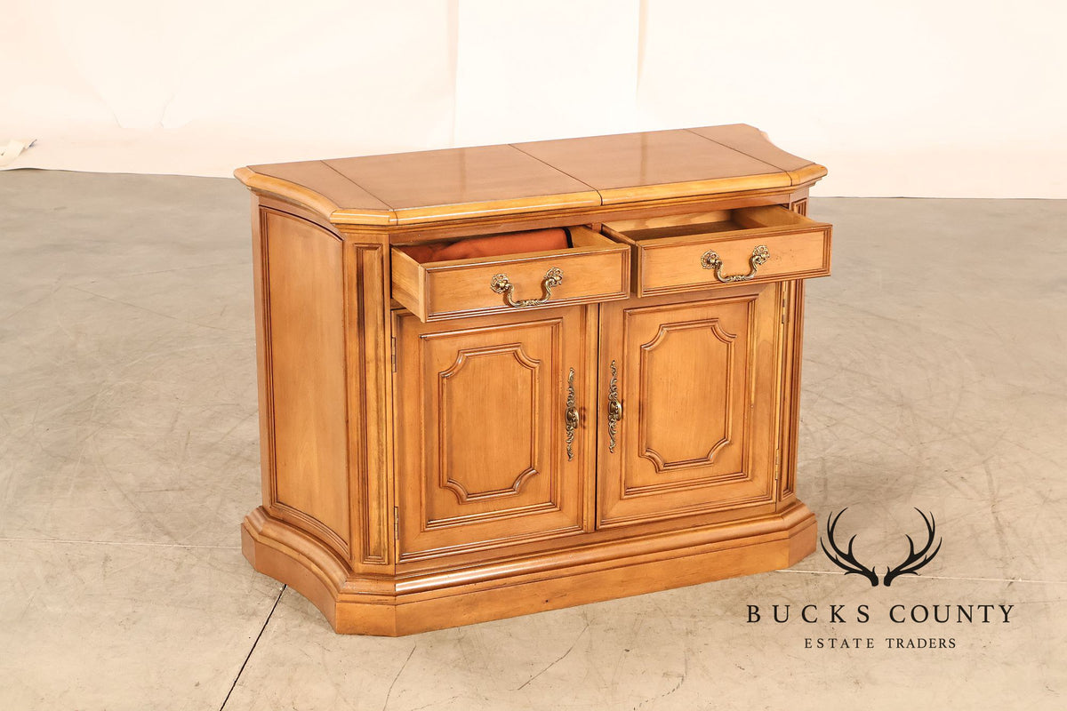 Century Furniture Regency Style Flip Top Server