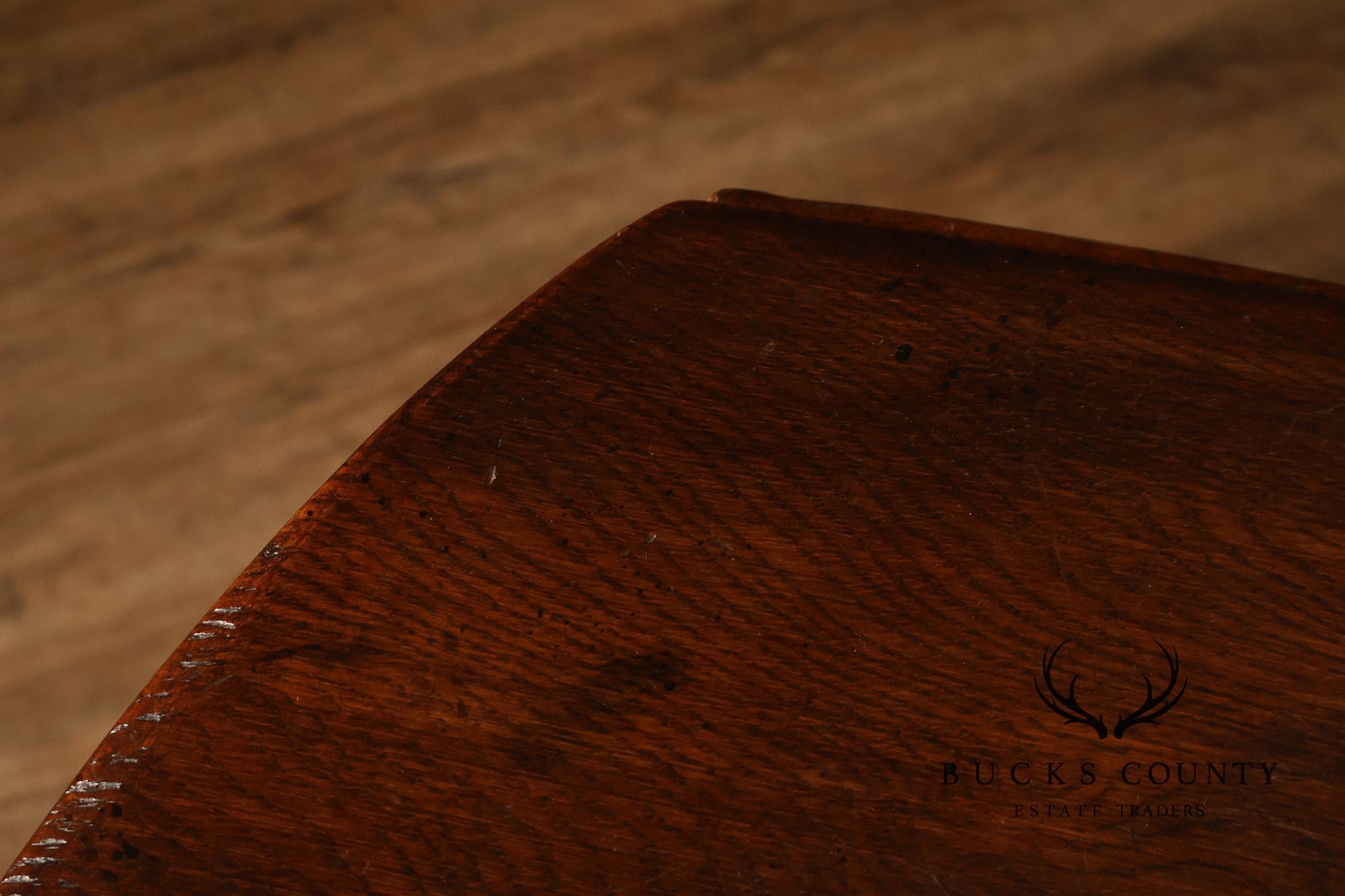 English Oak Large Gateleg Drop Leaf Dining Table