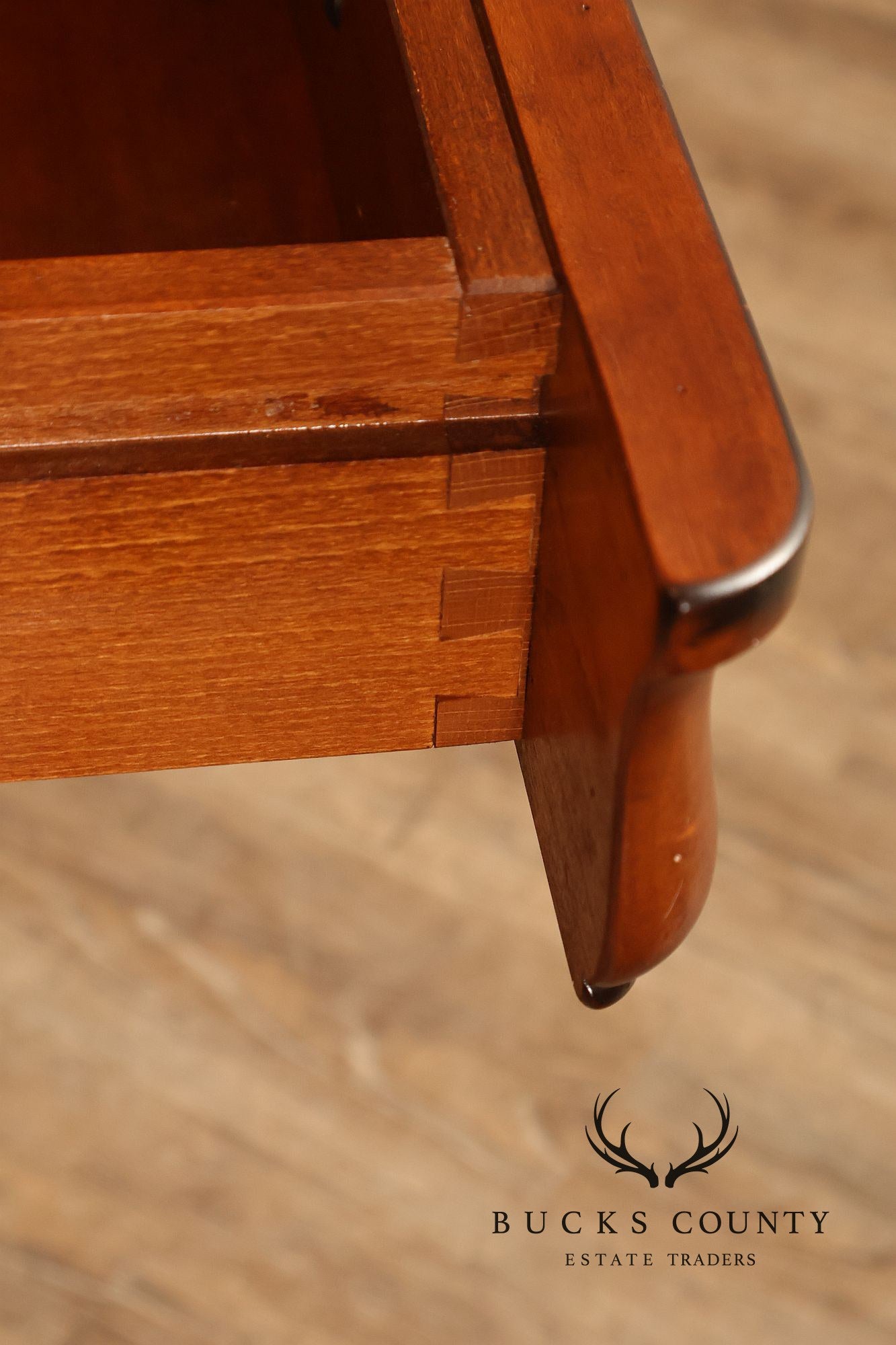 French  Louis Philippe Style Pair Of Cherry Nightstands
