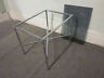 Hollywood Regency Chrome & Smoked Glass Side Table