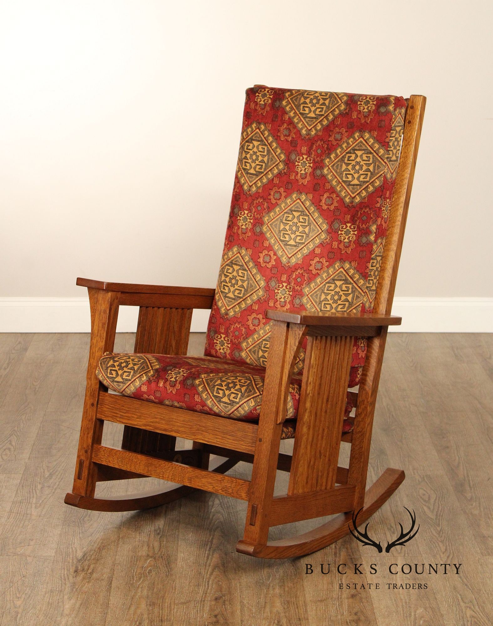 Stickley Mission Collection Oak Spindle Rocker