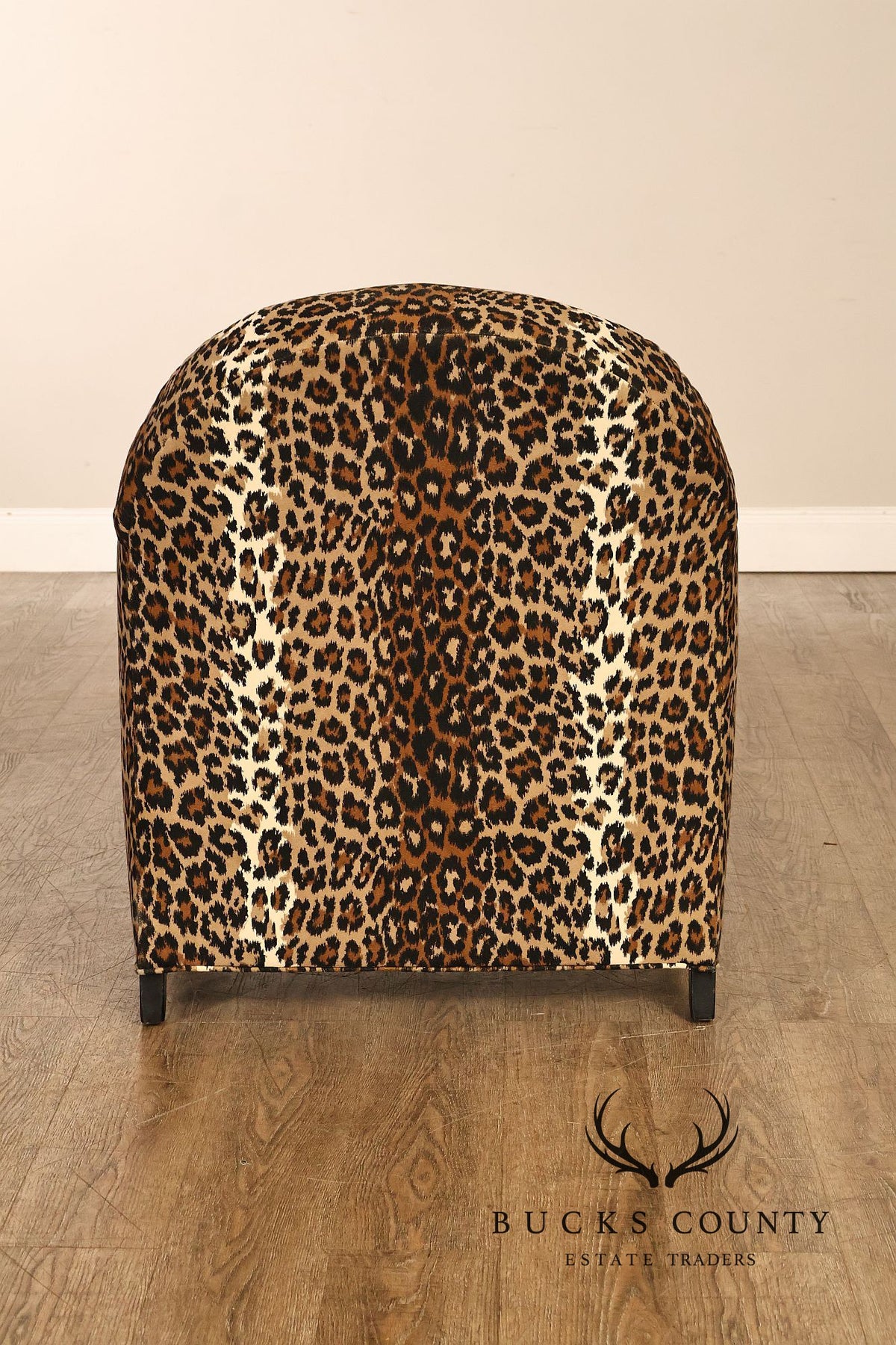 Art Deco Style Leopard Print Armchair