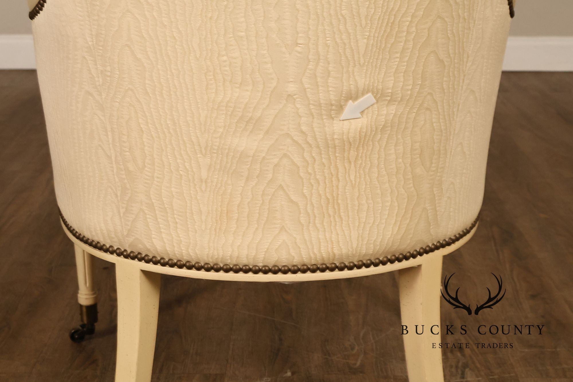 Henredon French Directoire Style Painted Armchair