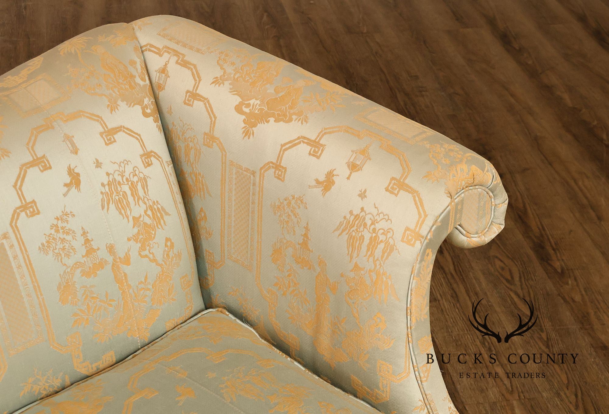 Hickory Chair Chippendale Style Mahogany Sofa