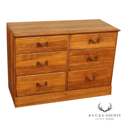 Brandt Ranch Oak Vintage Six Drawer Dresser