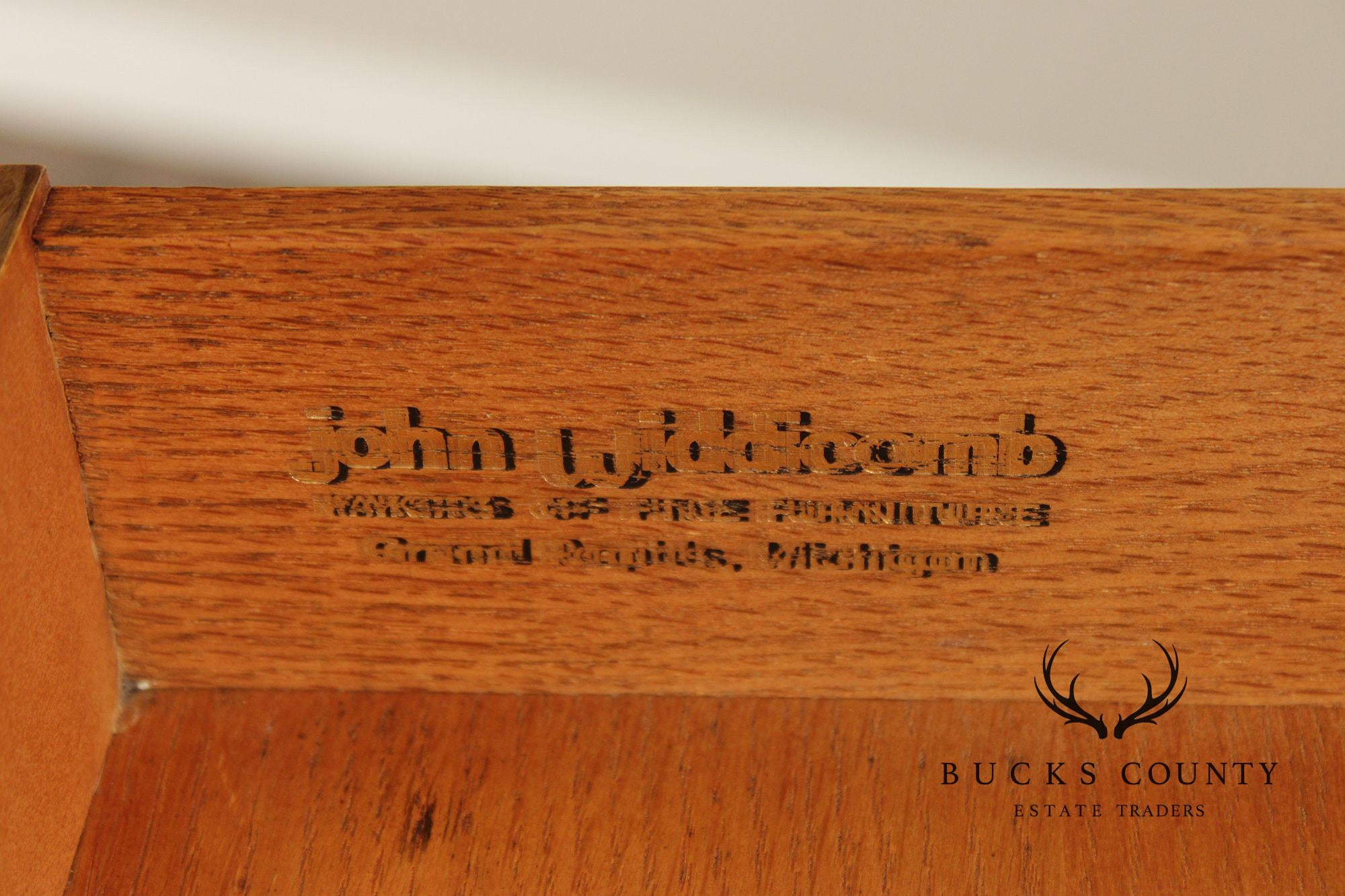 John Widdicomb Mid Century Modern Walnut Nightstand