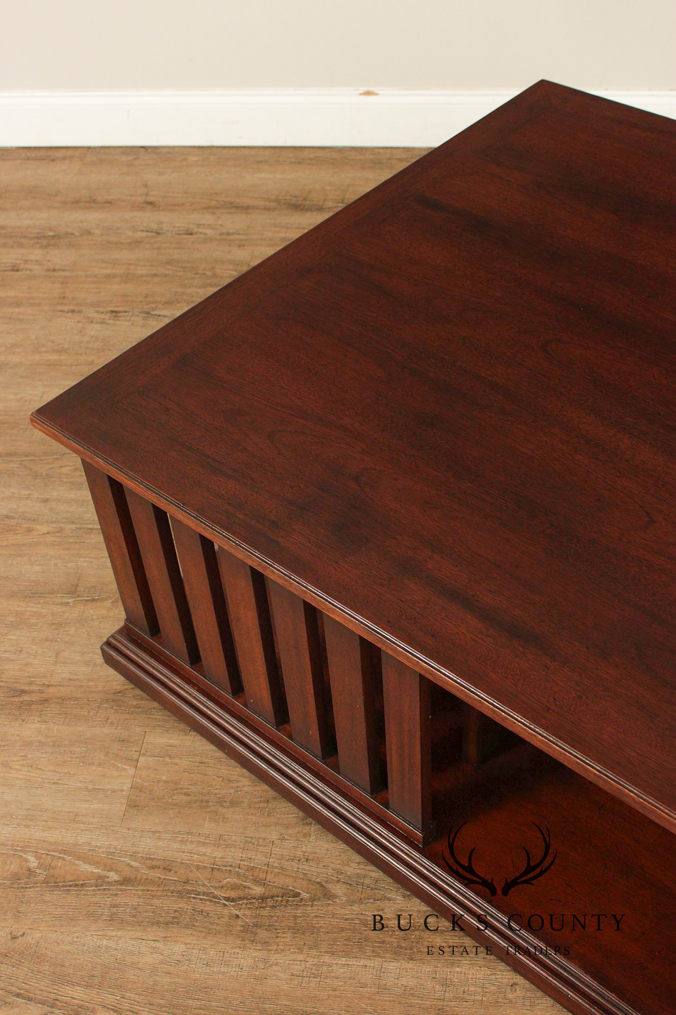 Ralph Lauren 42 Inch Square Mahogany Coffee Table